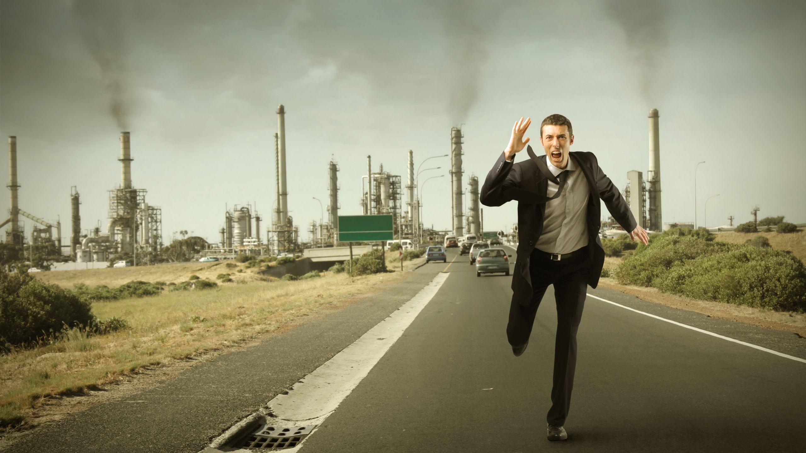 2560x1440 man jogging, accident, factory 1440P Resolution Wallpaper, HD Man 4K Wallpaper, Image, Photo and Background