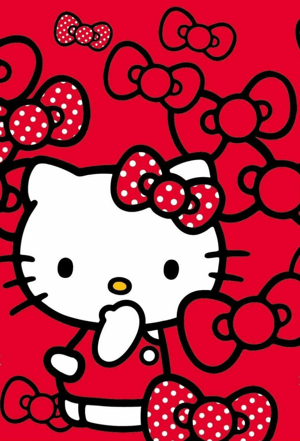 Hello Kitty Red Wallpapers Top Free Hello Kitty Red Backgrounds Wallpaperaccess