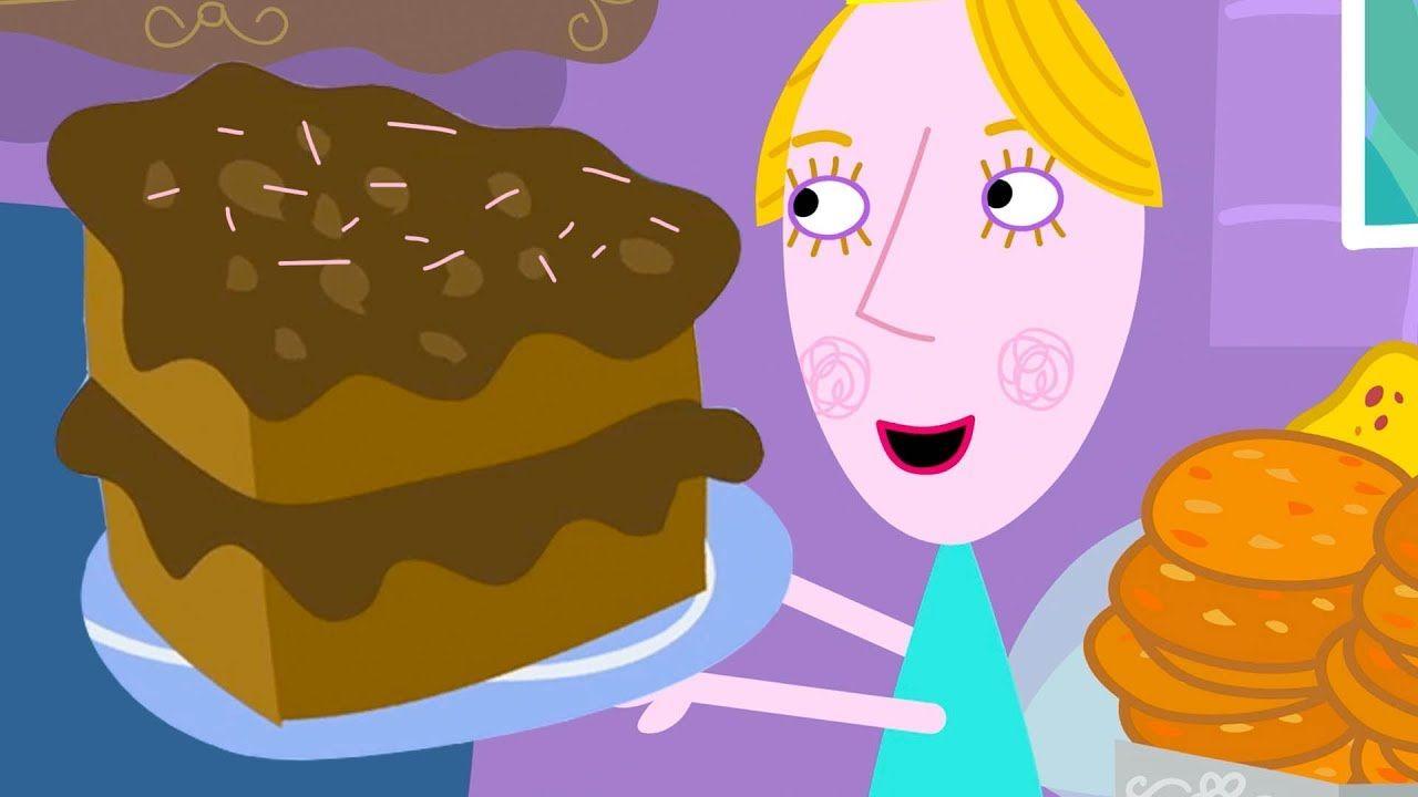 1280x720 Ben and Holly's Little Kingdom. The Queen Bakes Cakes. Triple Episode. Ben and holly, No bake cake, Holly
