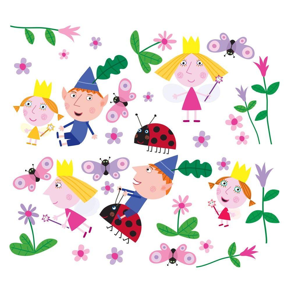 1000x1000 BEN & HOLLYS LITTLE KINGDOM STIKAROUNDS 34 STICKERS. Ben and holly, Ben and holly party ideas, Ben and holly cake