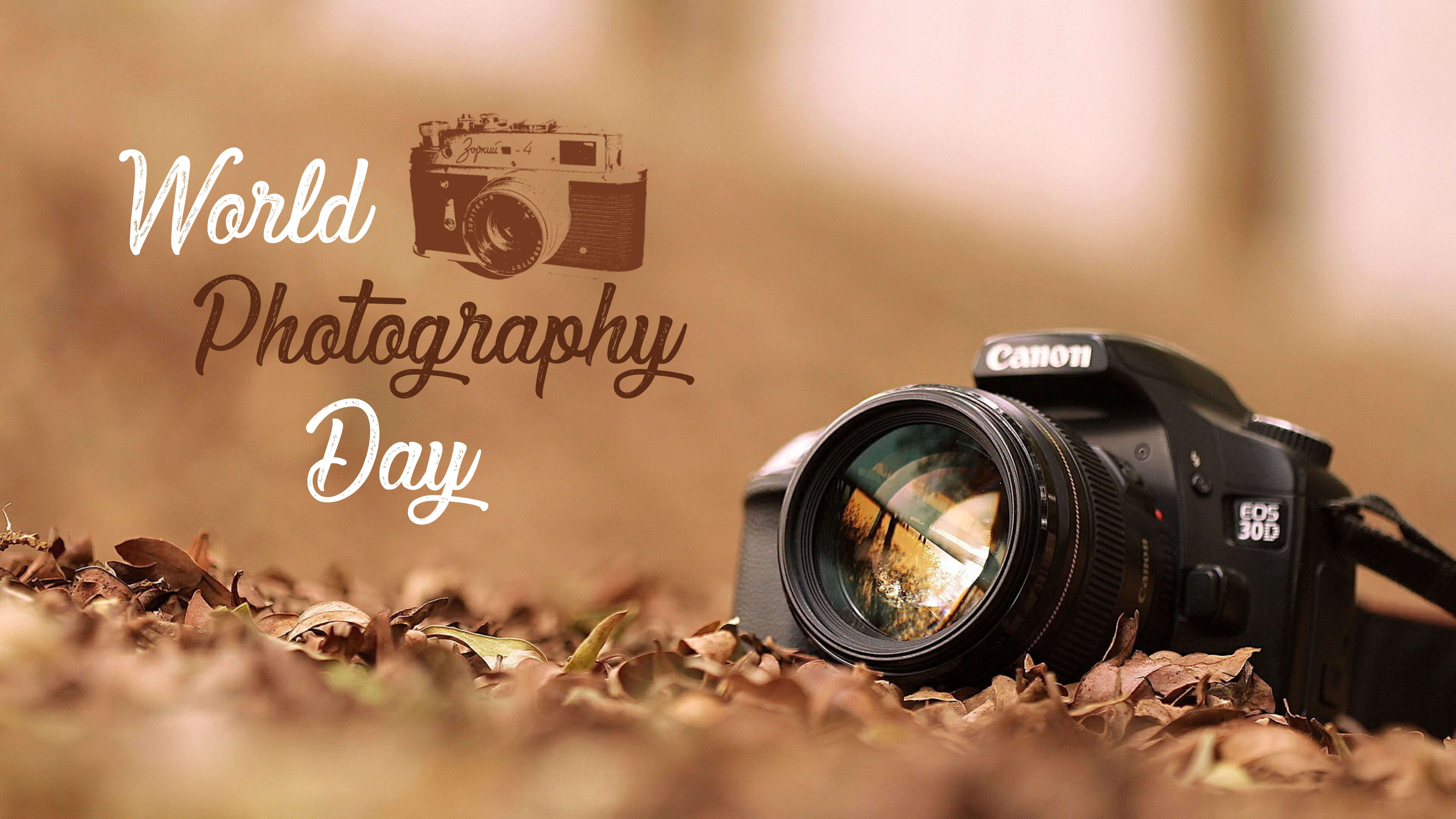 5120x2880 World Photography Day Wallpaper