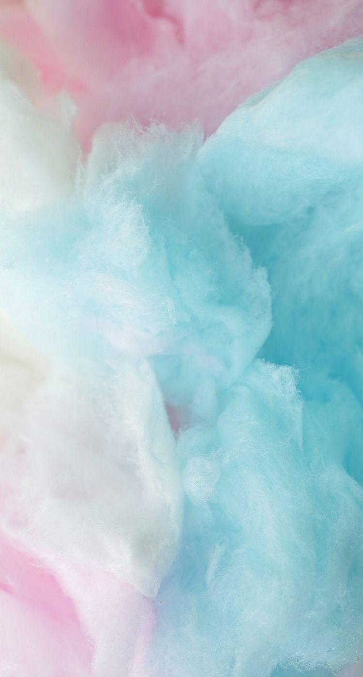 750x1396 Pink, yellow, & blue cotton candy. Background