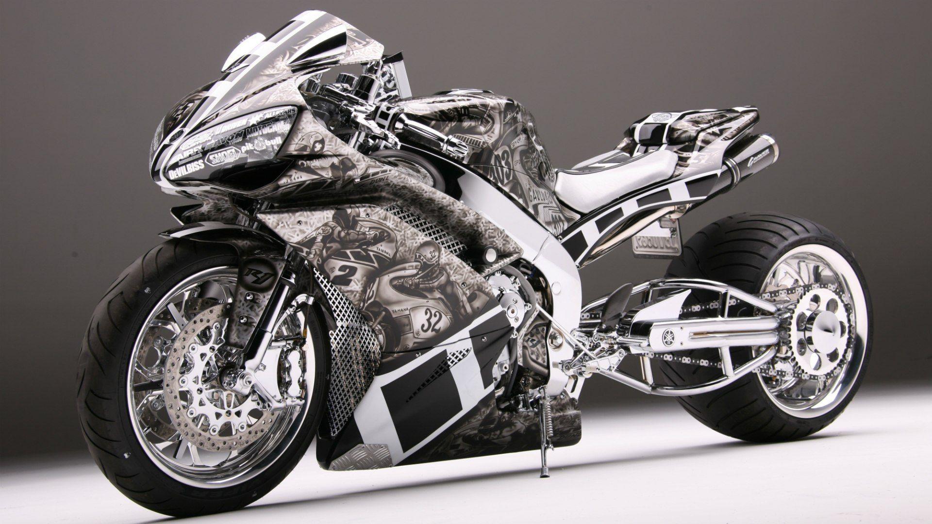 1920x1080 Yamaha R1 sport bike wallpaper and image, picture, photo
