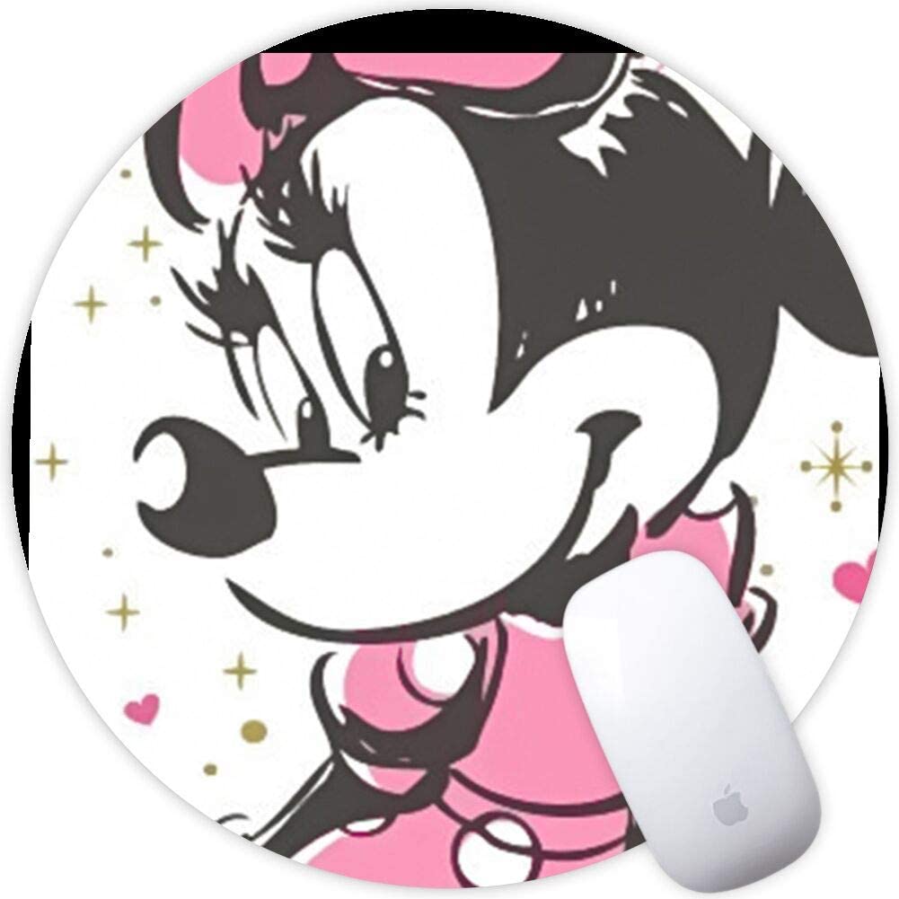 1001x1001 DISNEY COLLECTION Computer Gaming Mouse Pad Mat Minnie Mouse Pink Wallpaper Cute Cartoon Skid Proof Office Home Series: Amazon.co.uk: Electronics