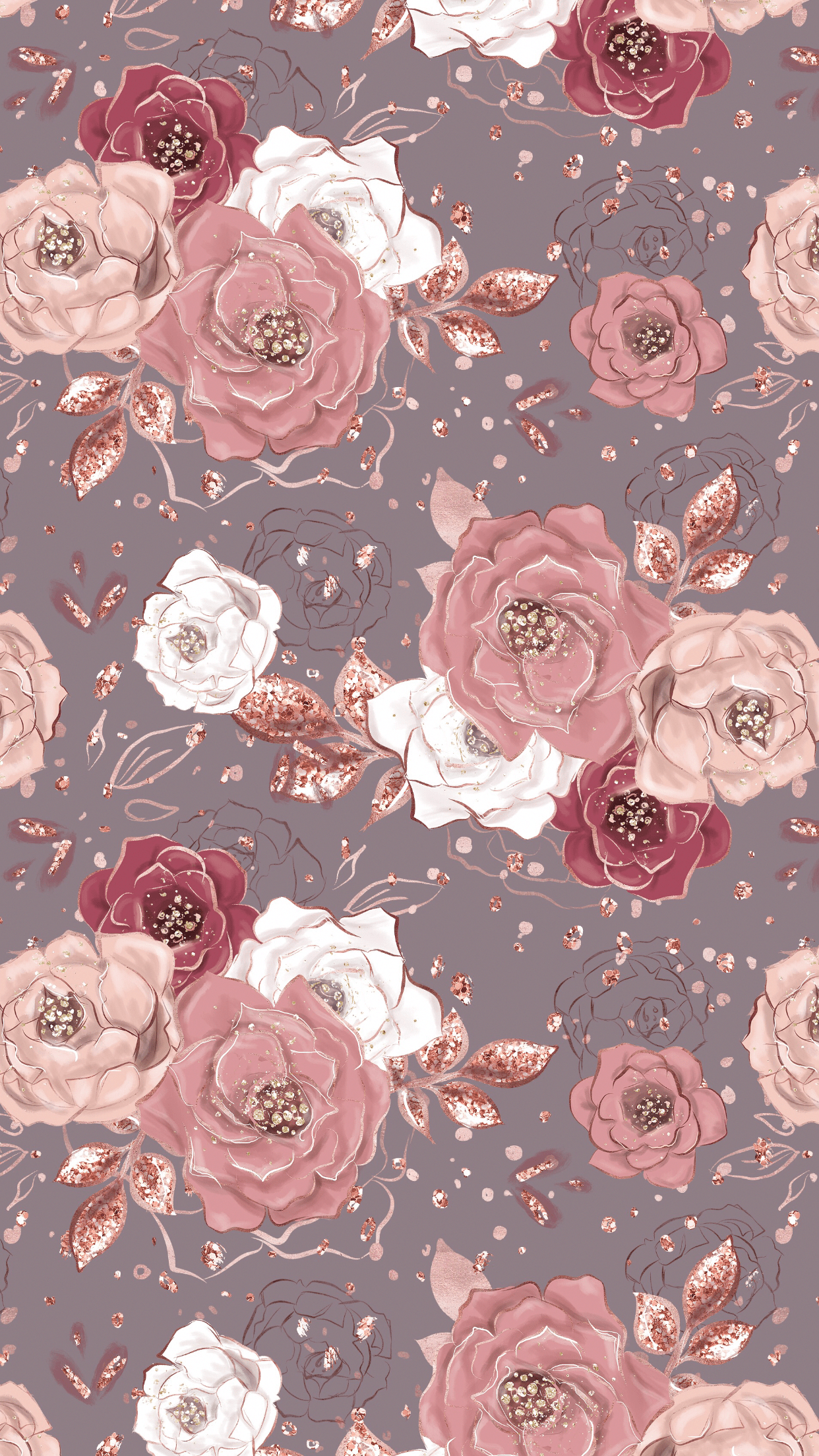 1242x2208 Wallpaper iPhone #flowerswallpaperiphone. Flower wallpaper, Pretty wallpaper, Rose gold wallpaper