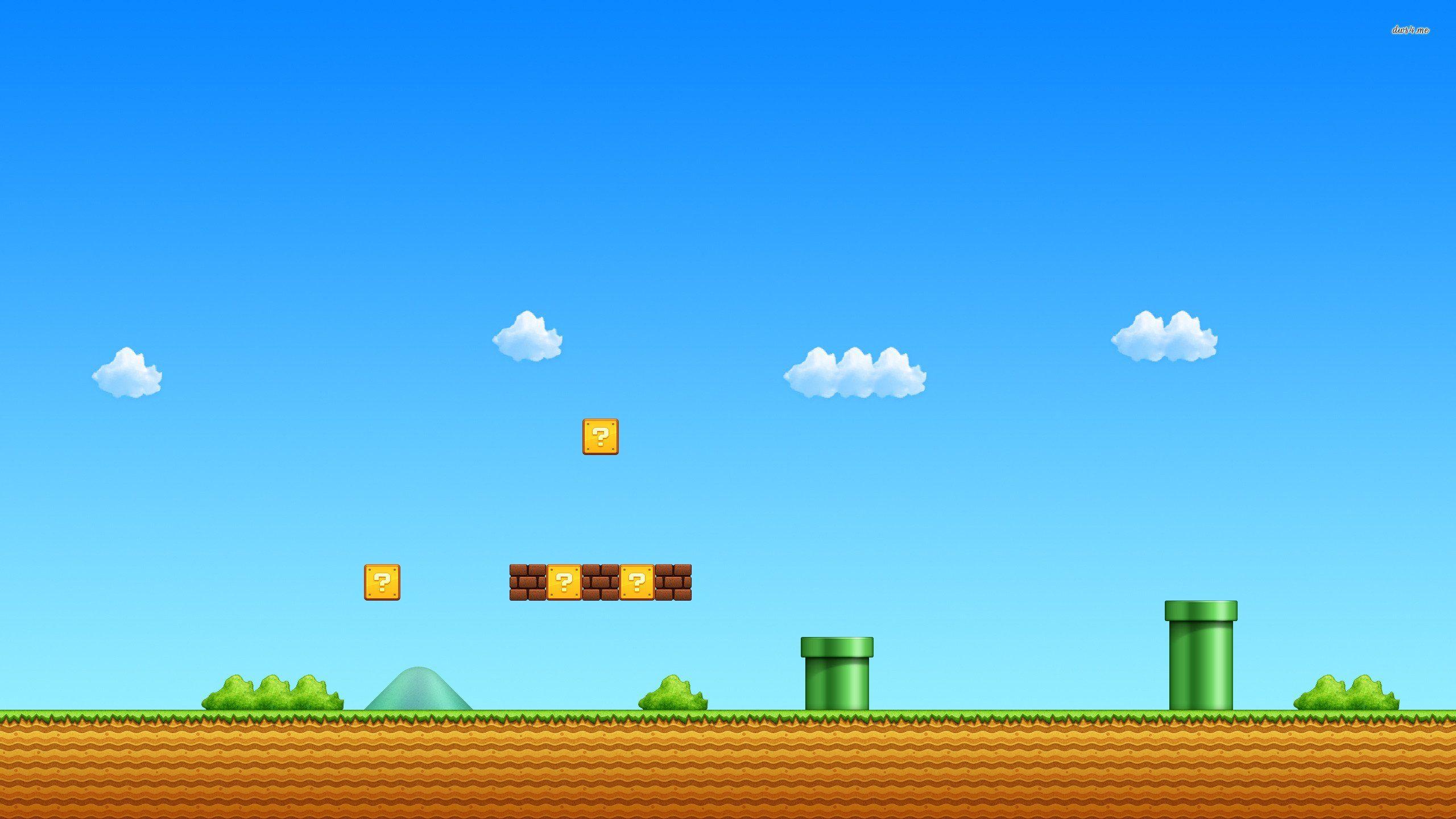 2560x1440 Mario Background 709885
