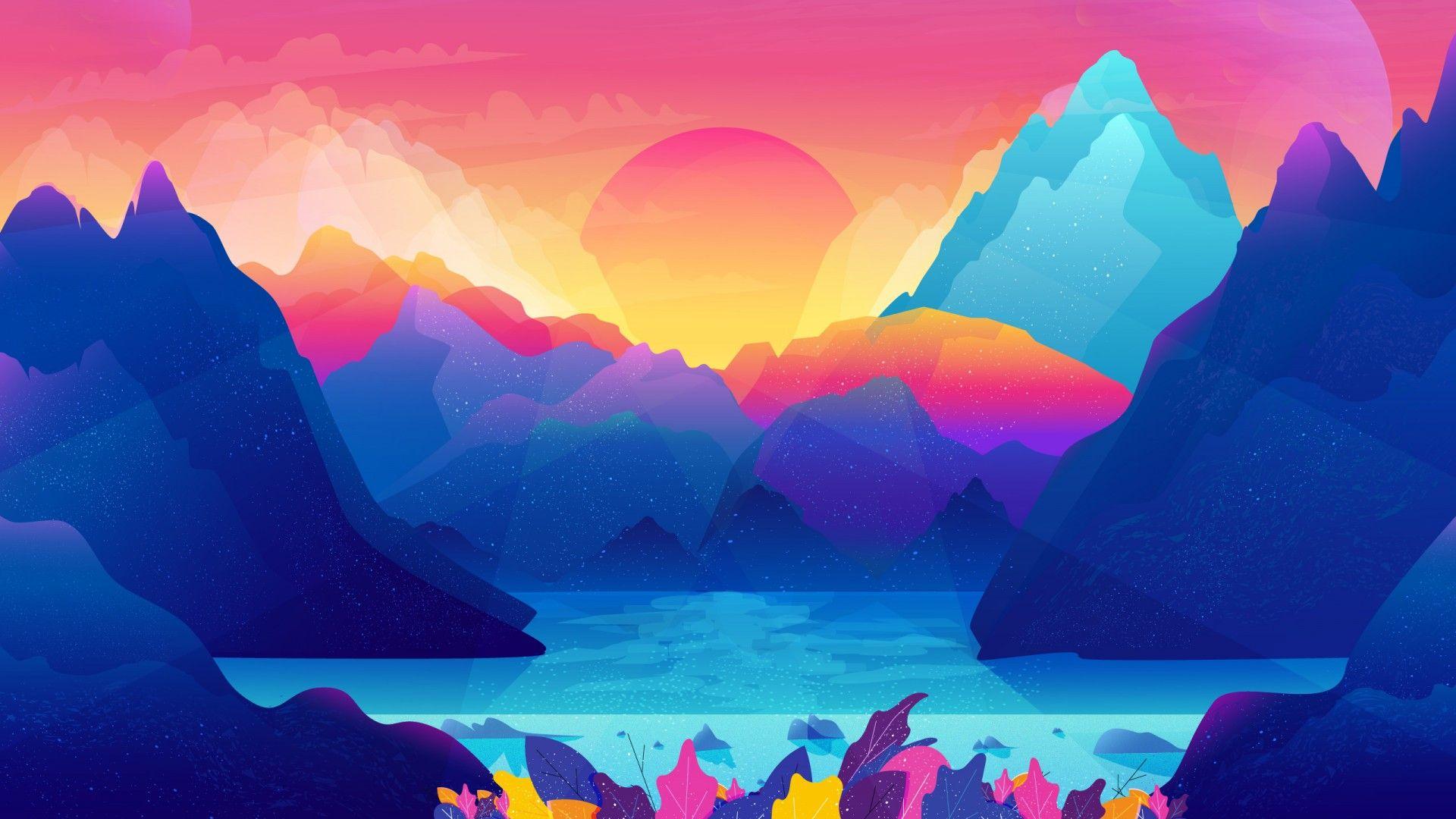 1920x1080 Scenery Desktop Background Wallpaper Colorful