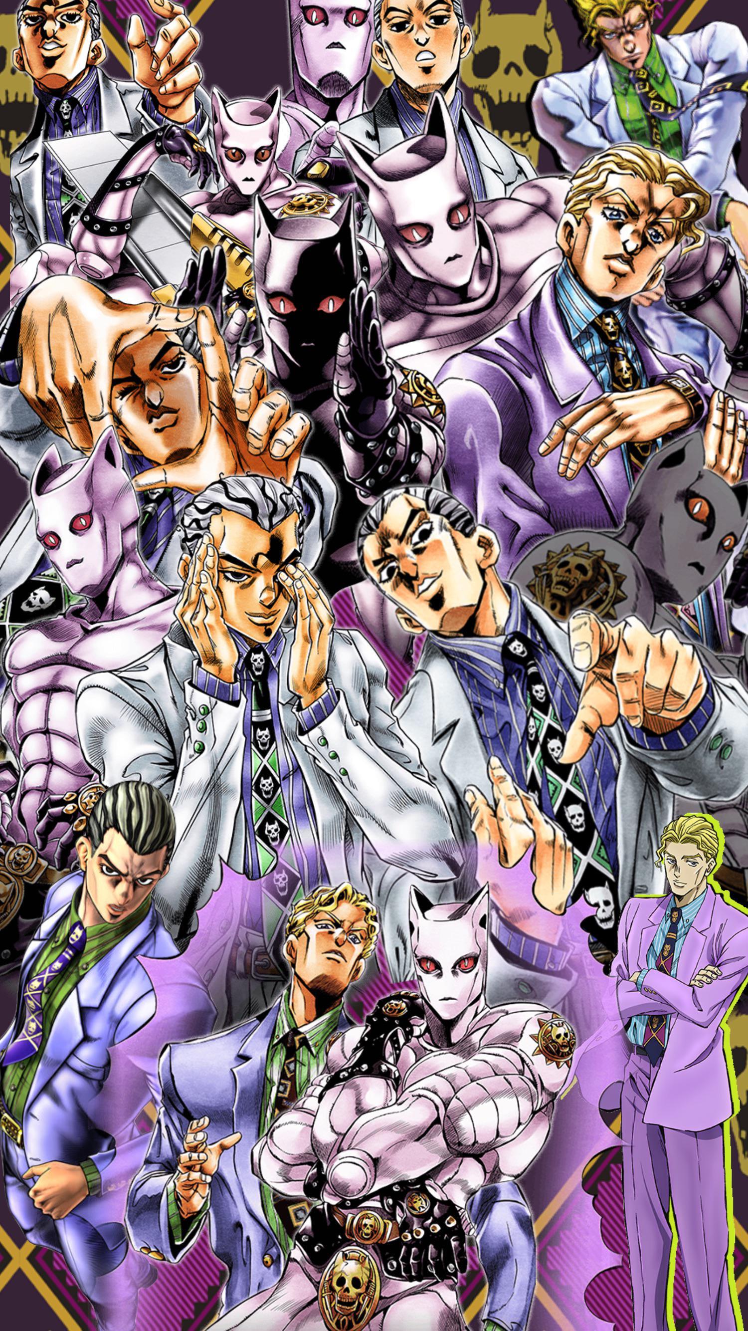 Yoshikage Kira Tie Pattern Wallpaper Super action statue yoshikage kira