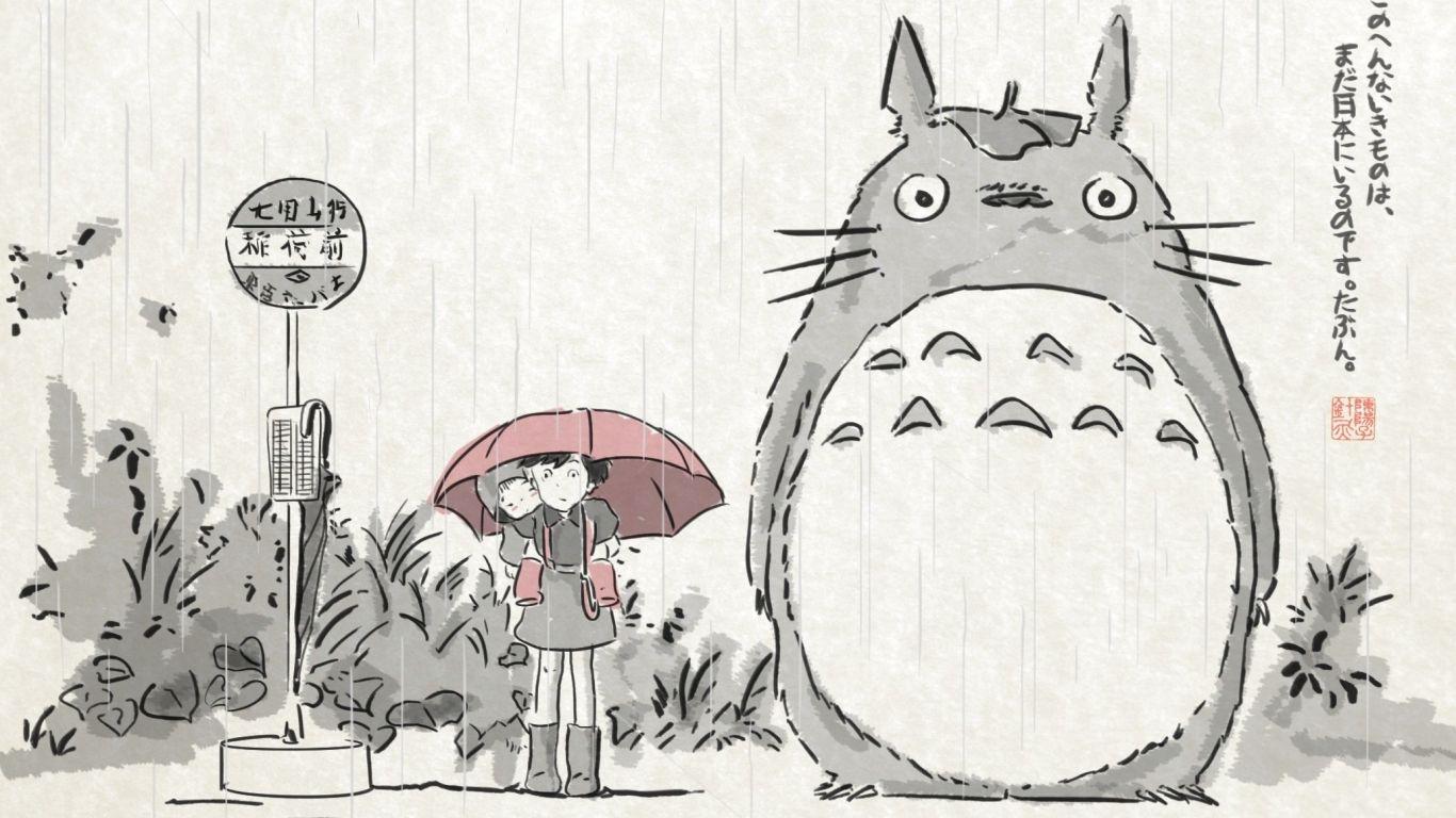 1366x768 Free download Wallpaper 2064x1296 Red Japanese Totoro Ink Digital Art Anime [2064x1296] for your Desktop, Mobile & Tablet. Explore Japanese Anime Wallpaperp Anime Wallpaper, Free Anime Wallpaper, Anime HD Wallpaper