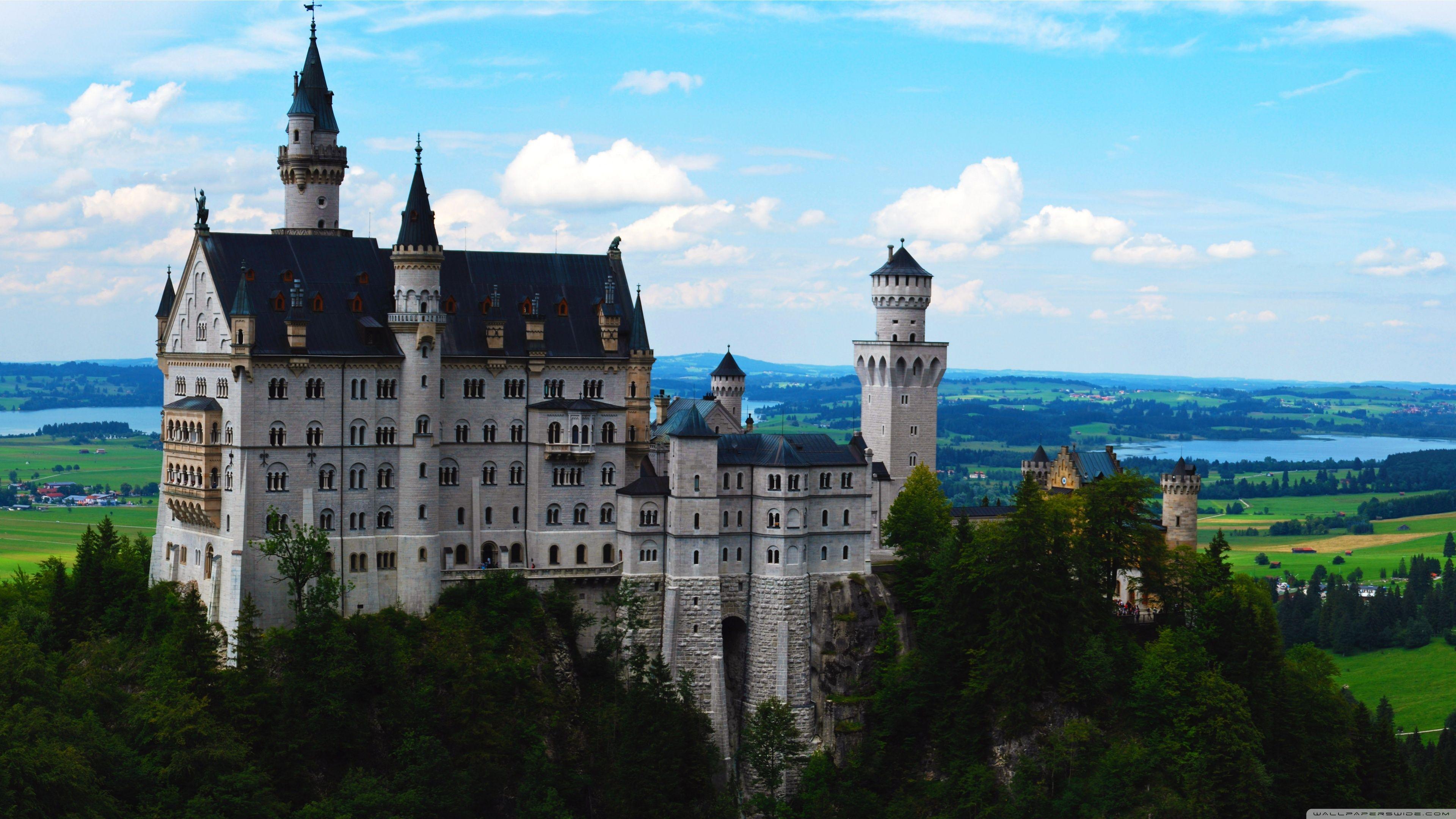3840x2160 Neuschwanstein Castle As Seen From Mary's Bridge Ultra HD Desktop Background Wallpaper for 4K UHD TV : Widescreen & UltraWide Desktop & Laptop : Multi Display, Dual Monitor : Tablet