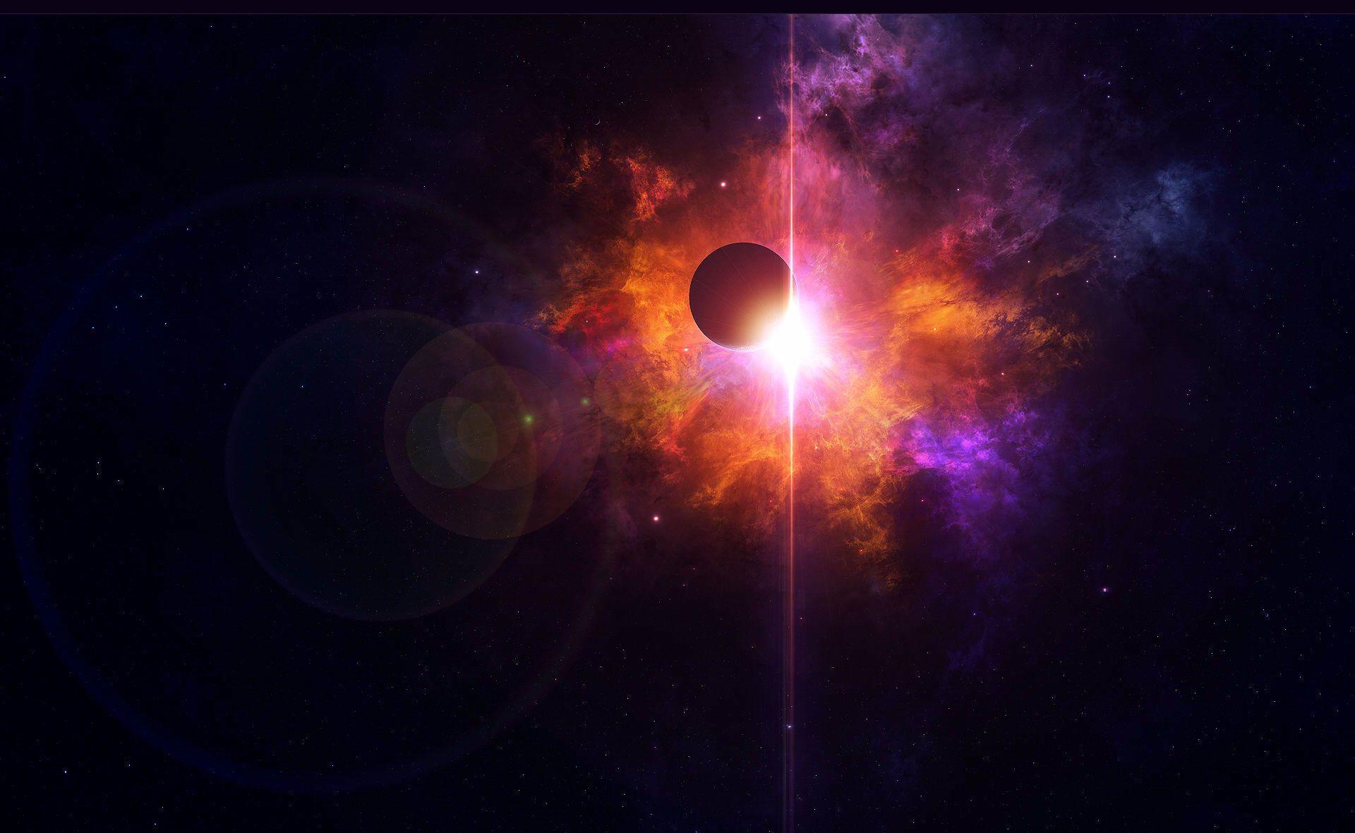 1920x1181 Sci Fi Nebula Planet Wallpaper. photography. Space planets, Planets et Cosmos