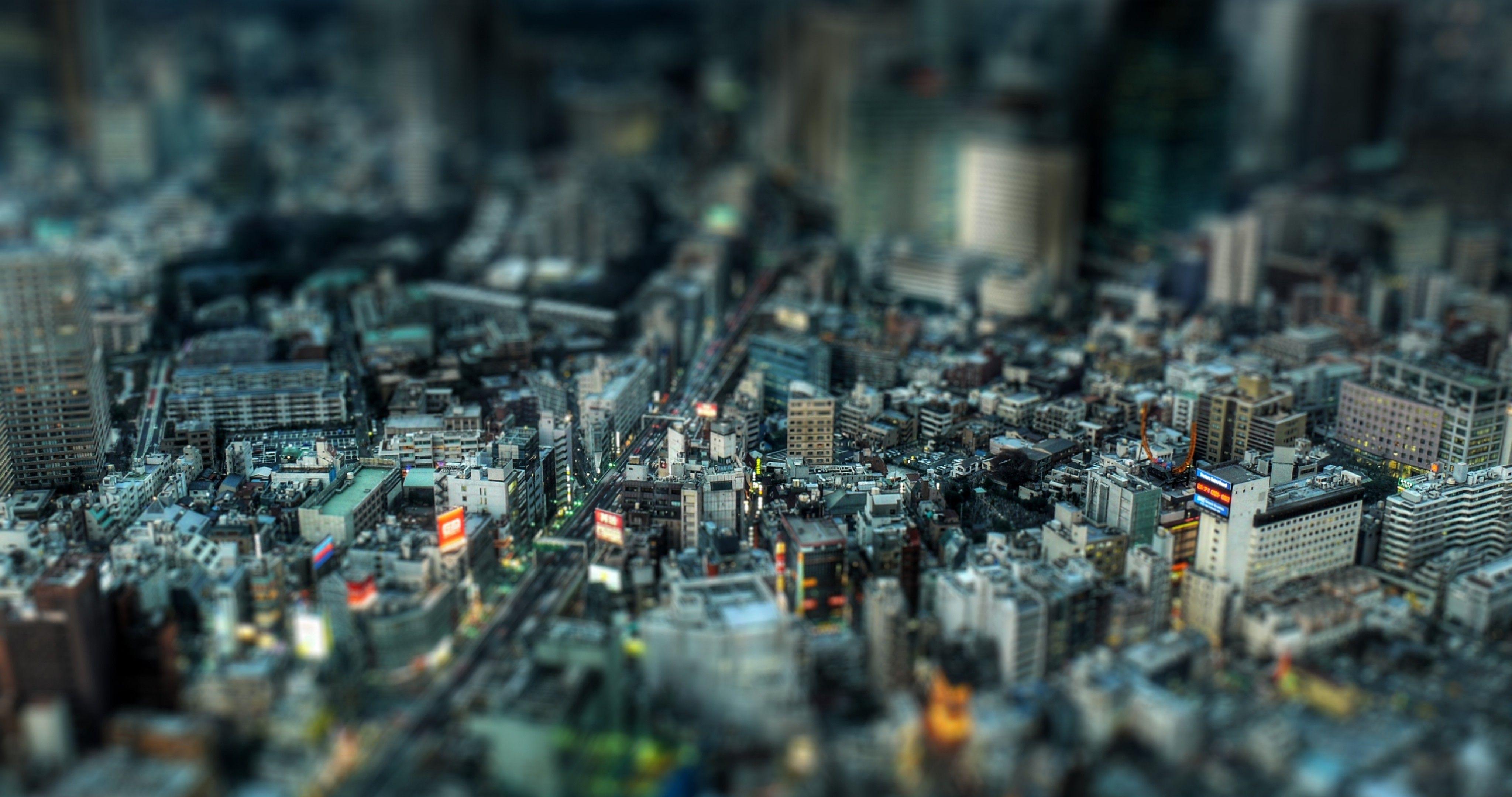 4096x2160 London City from Above Toy Town