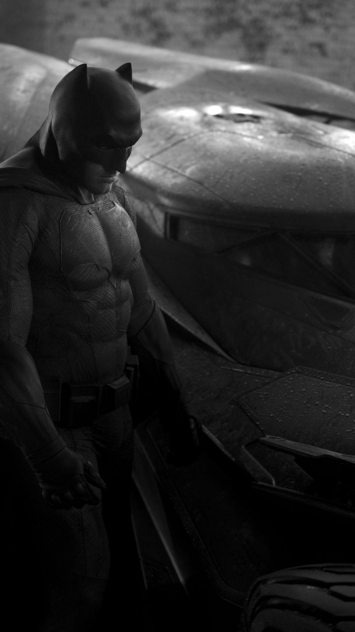 1242x2208 Smartphone Download Batman iPhone Wallpaper Affleck Batman Teaser HD Wallpaper
