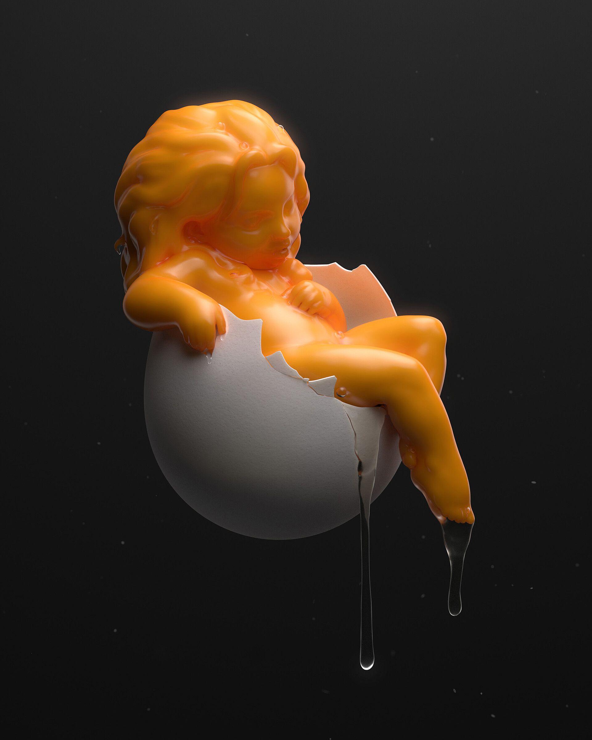 1920x2400 Gudetama Tribute 3D, Diego Maricato