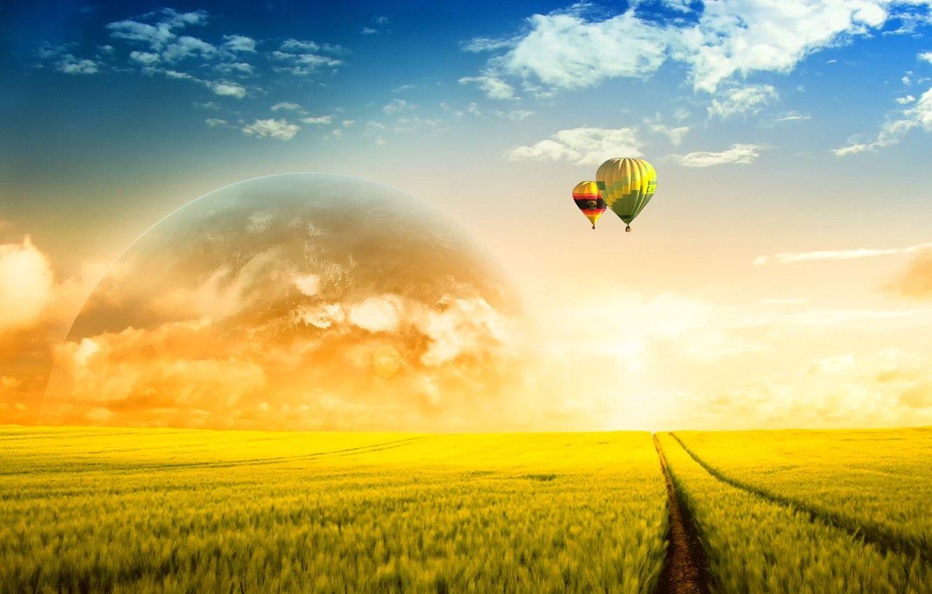 1332x850 Wallpaper fantasy, country, Countryside image for desktop, section фантастика