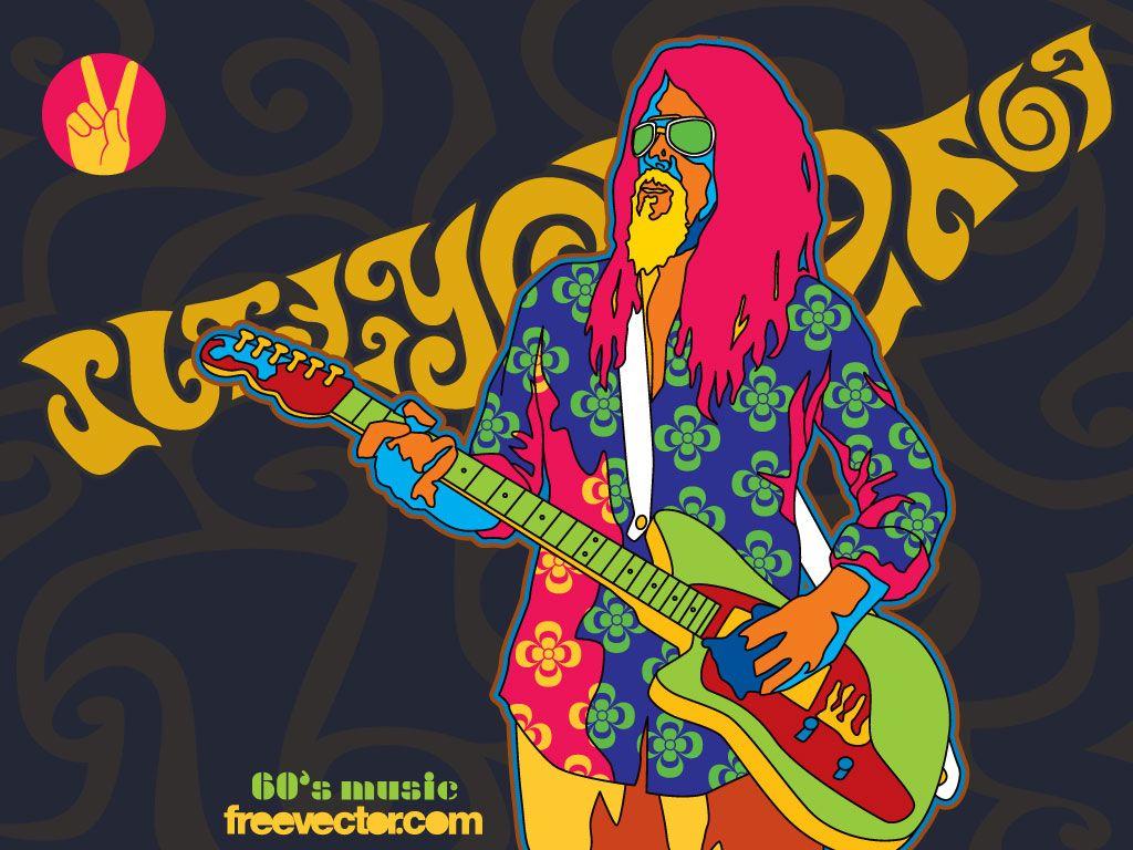 1024x768 Sixties Music Design