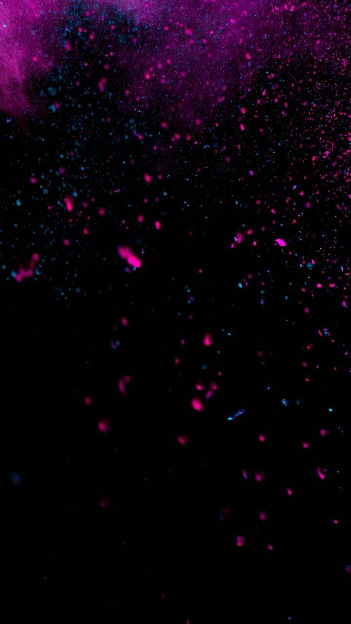 720x1280 iPhone XR wallpaper. Black and purple wallpaper, Glitter phone wallpaper, Black glitter wallpaper