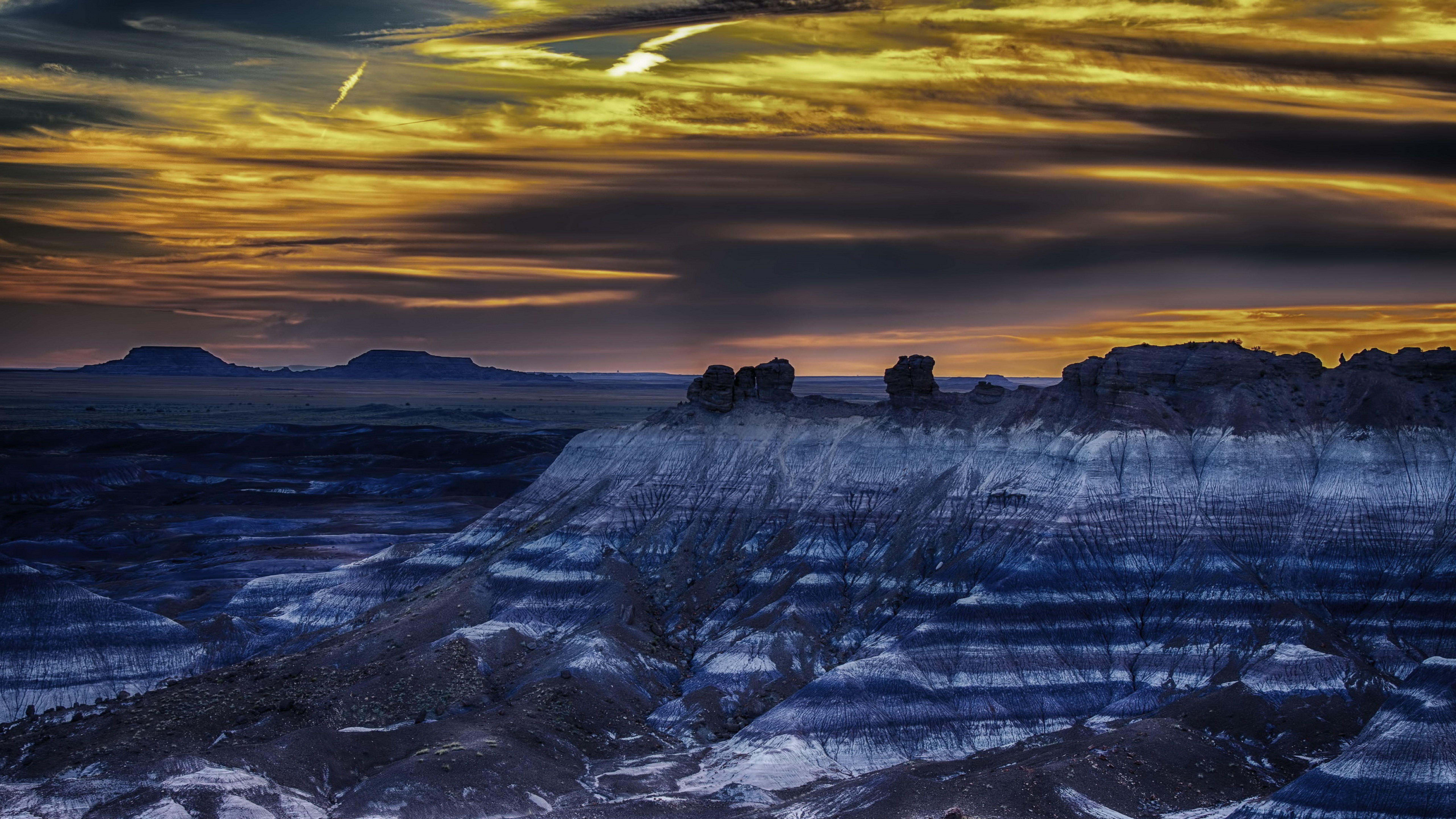 7680x4320 petrified forest, arizona, mountains 8K Wallpaper, HD Nature 4K Wallpaper, Image, Photo and Background