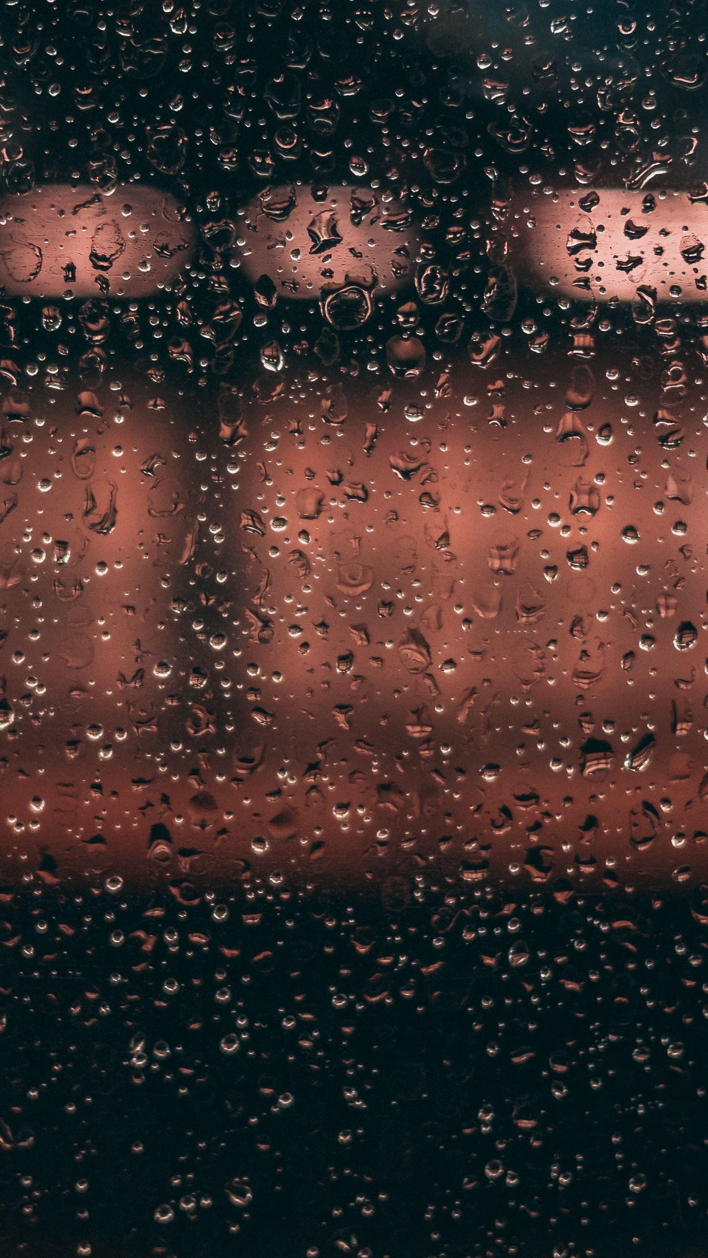 1440x2560 Download wallpaper 1440x2560 drops, glass, rain, moisture qhd samsung galaxy s s edge, note, lg g4 HD background