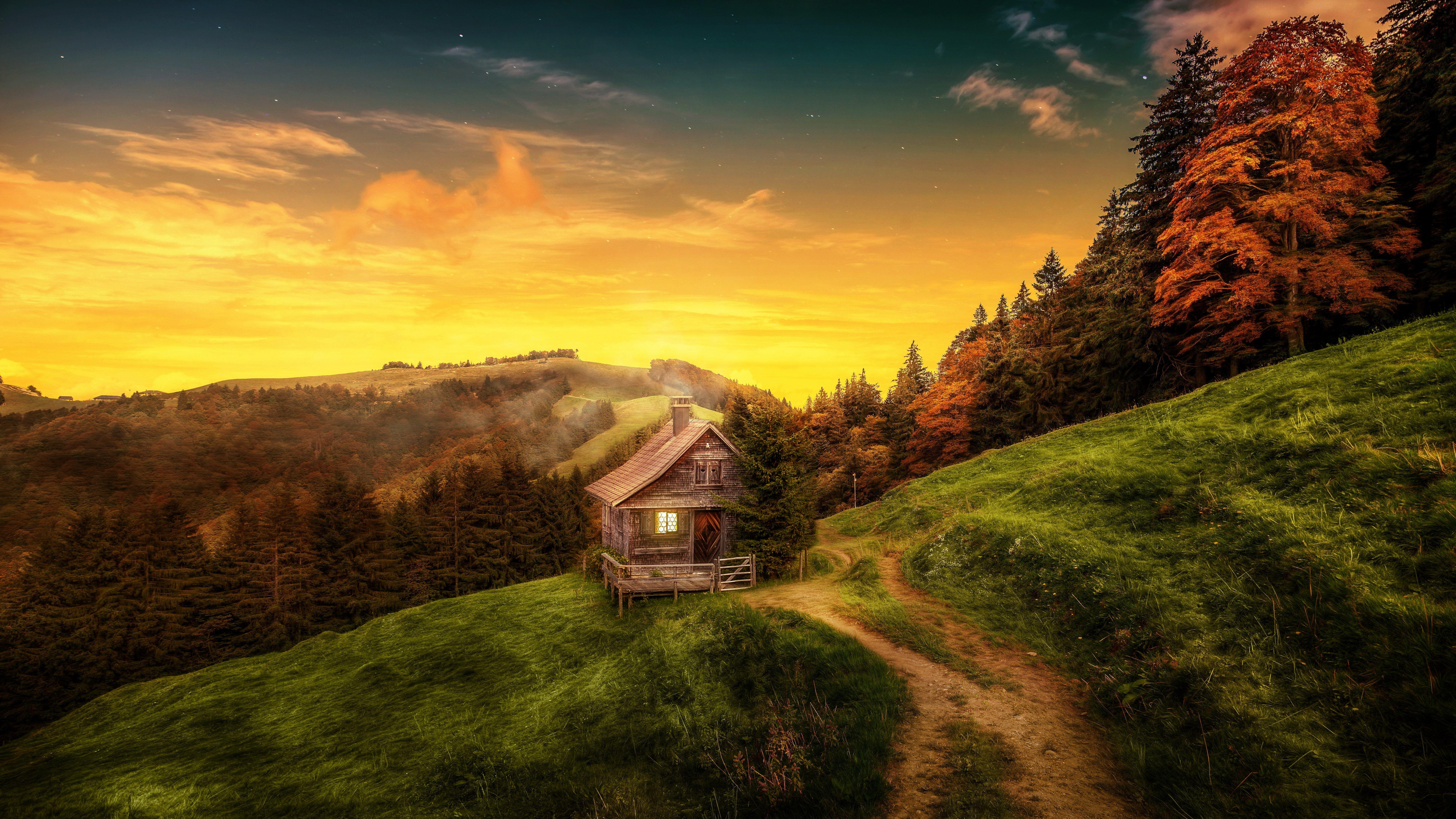 7680x4320 nature background image 7680x4320 K #wallpaper #hdwallpaper #desktop. House in nature, Landscape picture, Nature background image