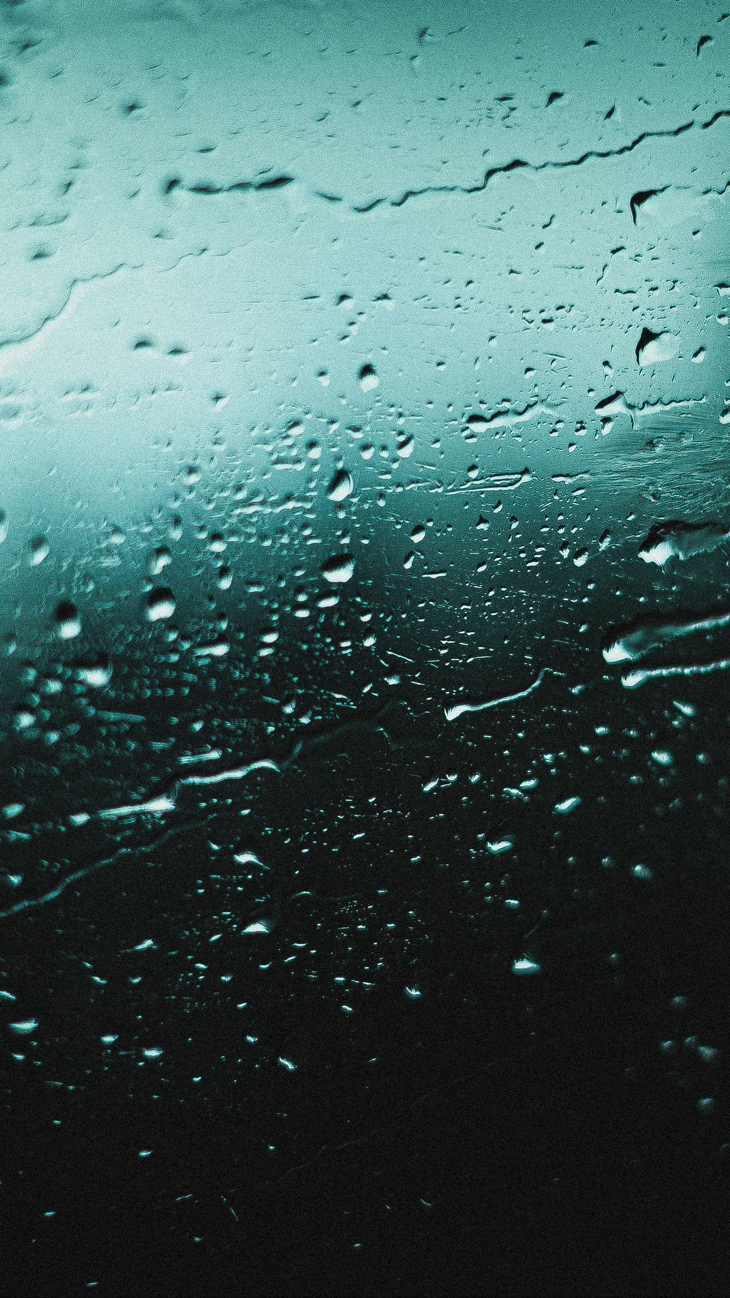 1440x2560 Download wallpaper 1440x2560 drops, glass, rain, wet, surface qhd samsung galaxy s s edge, note, lg g4 HD background