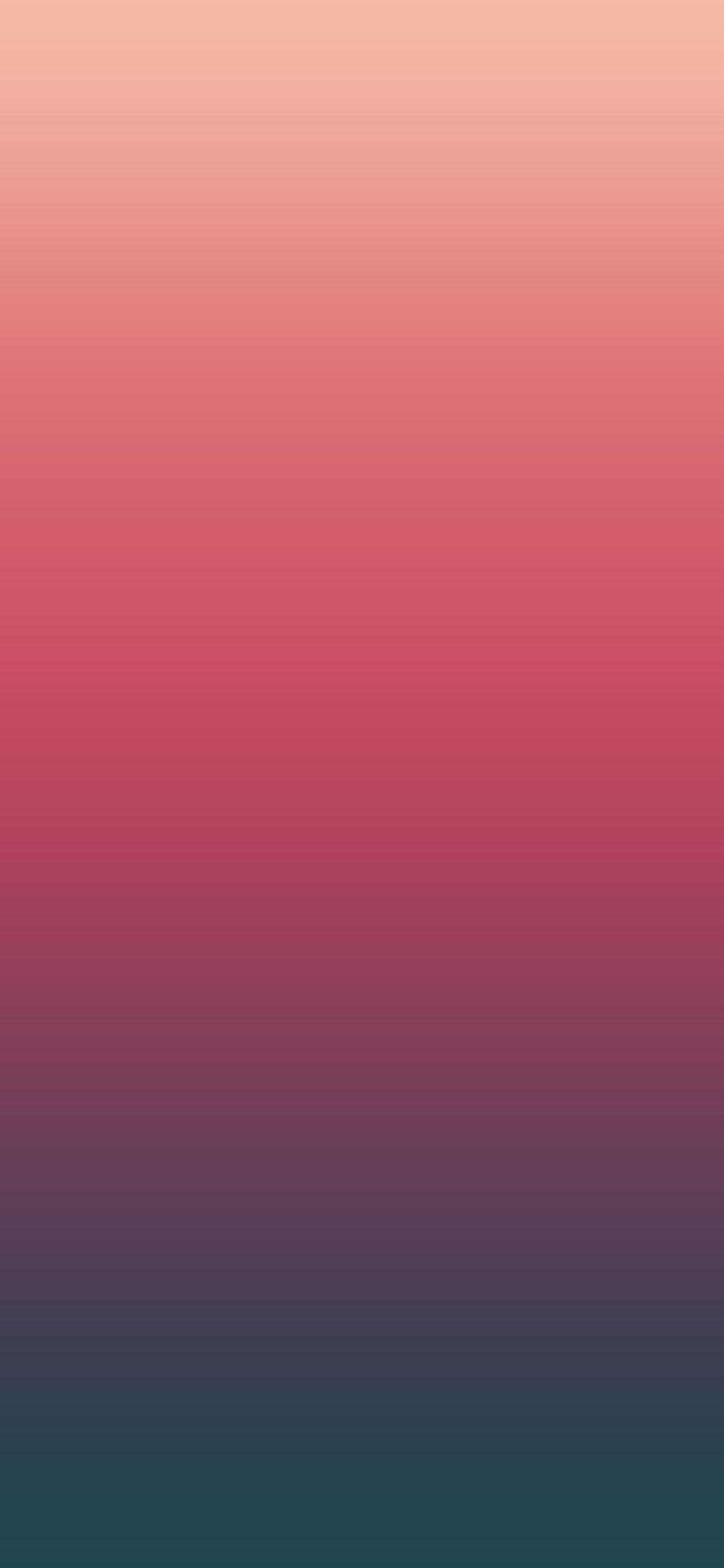 1125x2436 Red Orange Blur Gradation Wallpaper