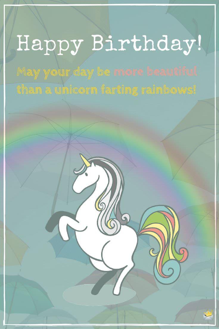 735x1102 Happy birthday image with Unicorn