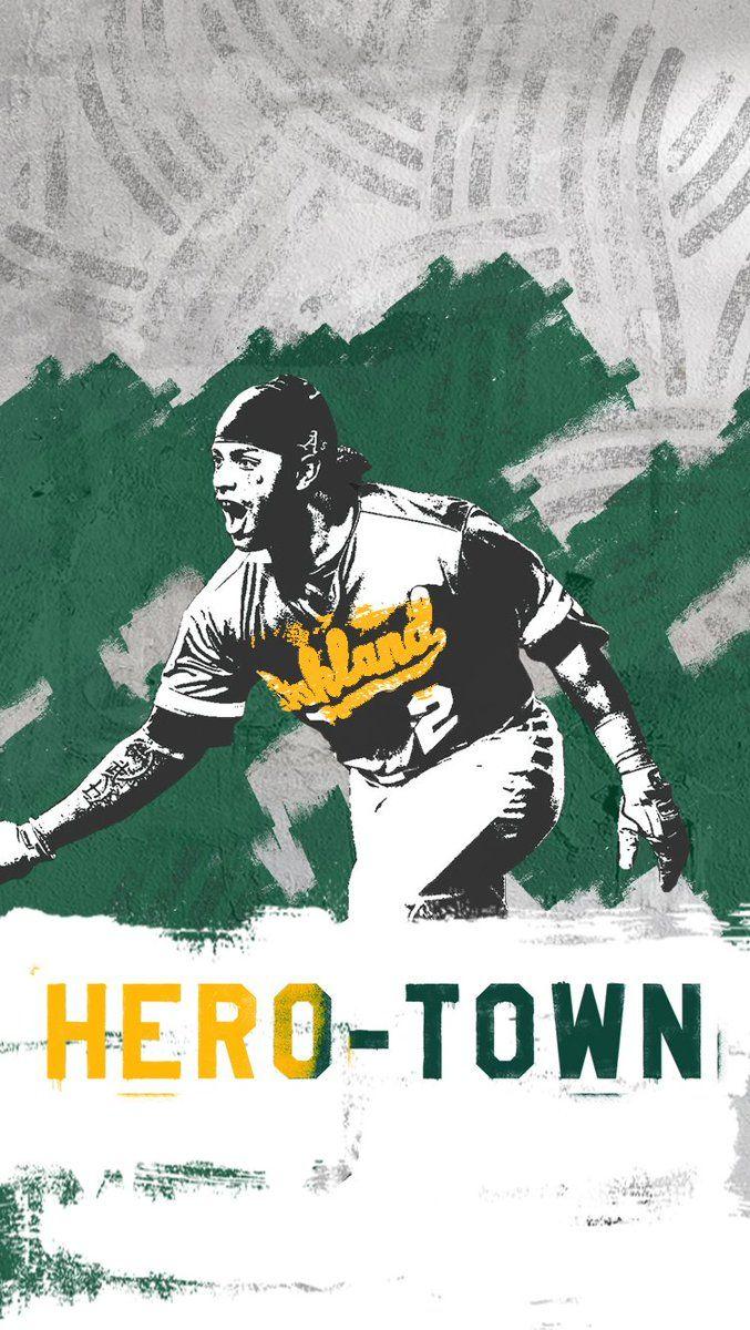 677x1200 Oakland A's're walking it off for today's #WallpaperWednesday