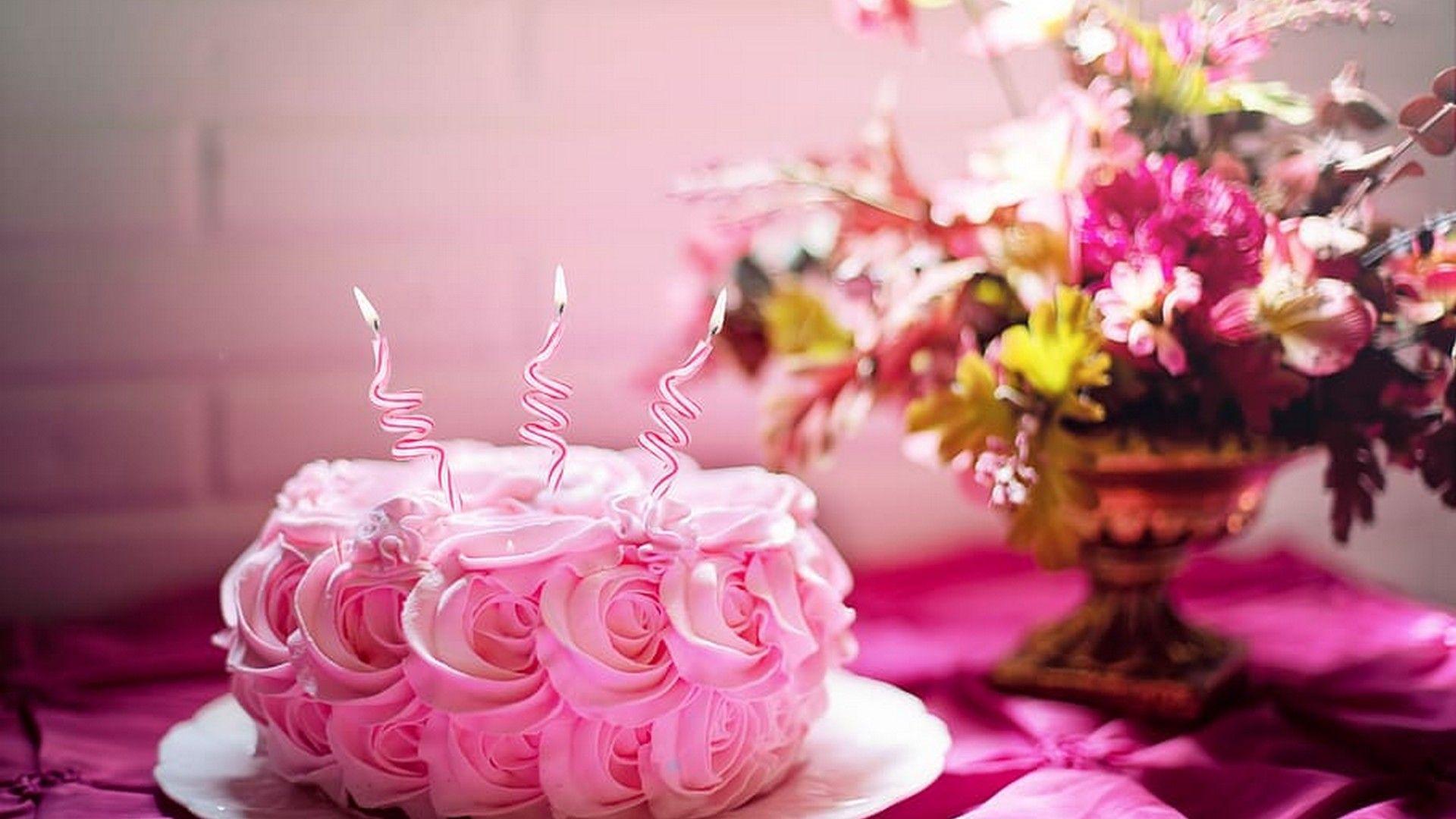 1920x1080 HD Birthday Cake Background Cute Wallpaper