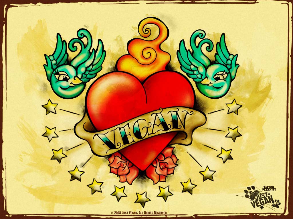 1024x768 Vegetarian Wallpaper