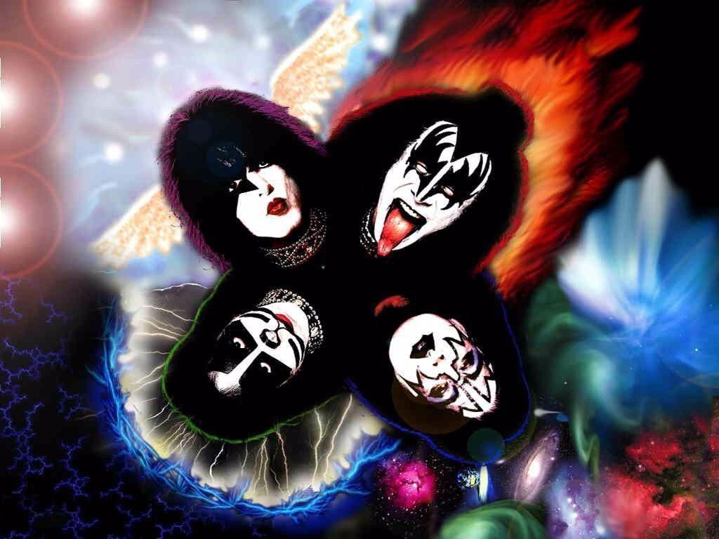 1024x768 150. Kiss band, Band wallpaper, Kiss art