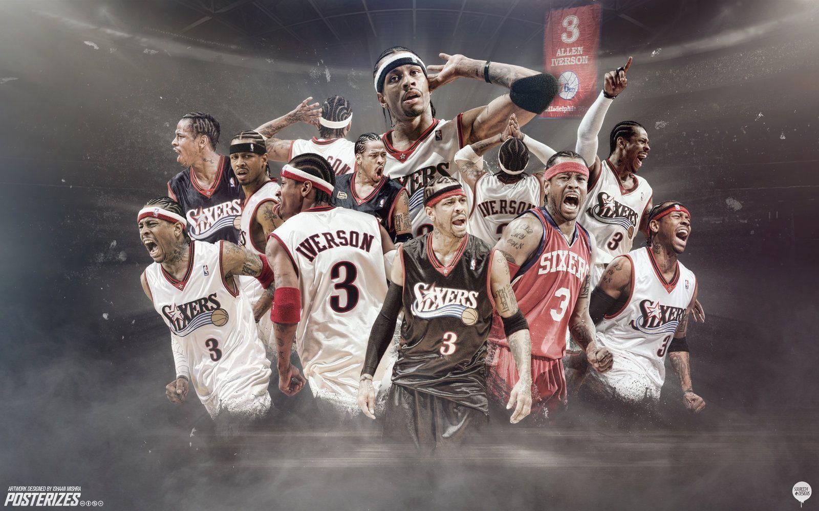 1600x1000 iverson 搜尋. AI. Allen iverson, Nba
