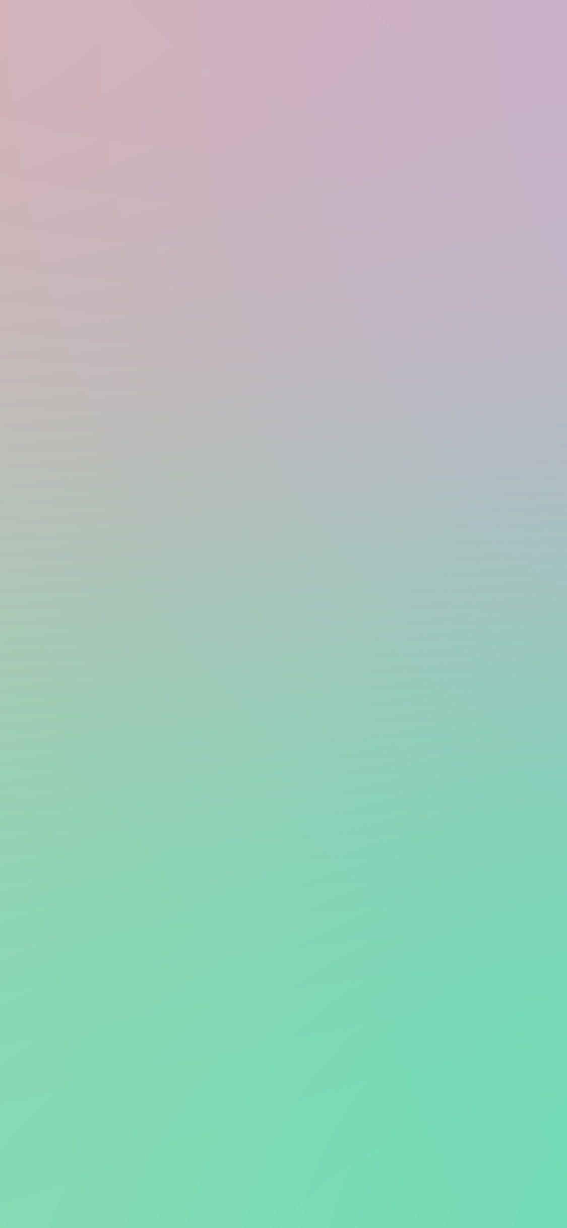 1125x2436 blur gradation green purple pastel