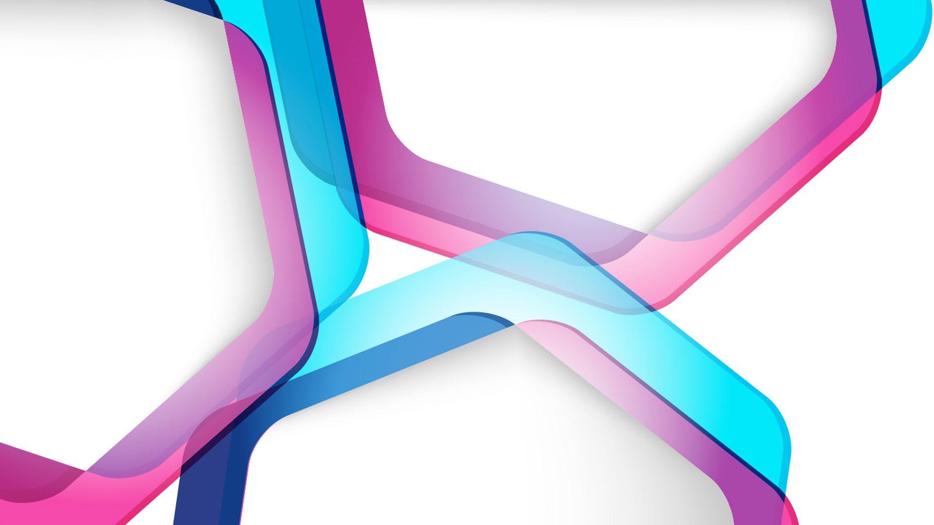 1920x1080 Abstract Blue Multicolor Purple Shapes Vector White Background