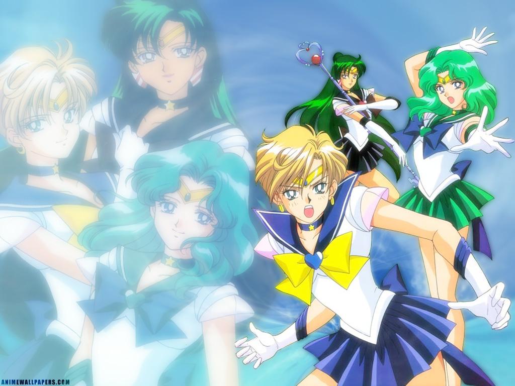 1024x768 Outer Senshi Moon Desktop Wallpaper Relief Office