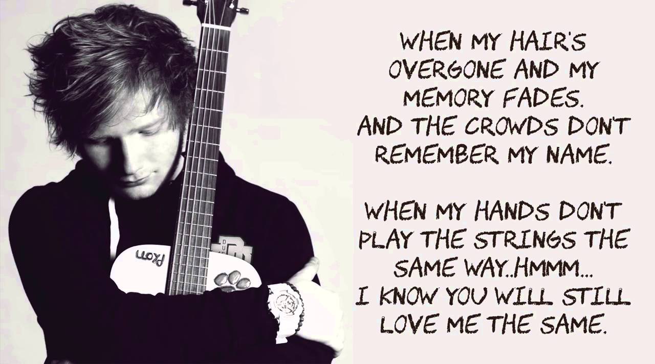 1280x712 Thinking Out Loud by Ed Sheeran ( LYRICS MUSIC )