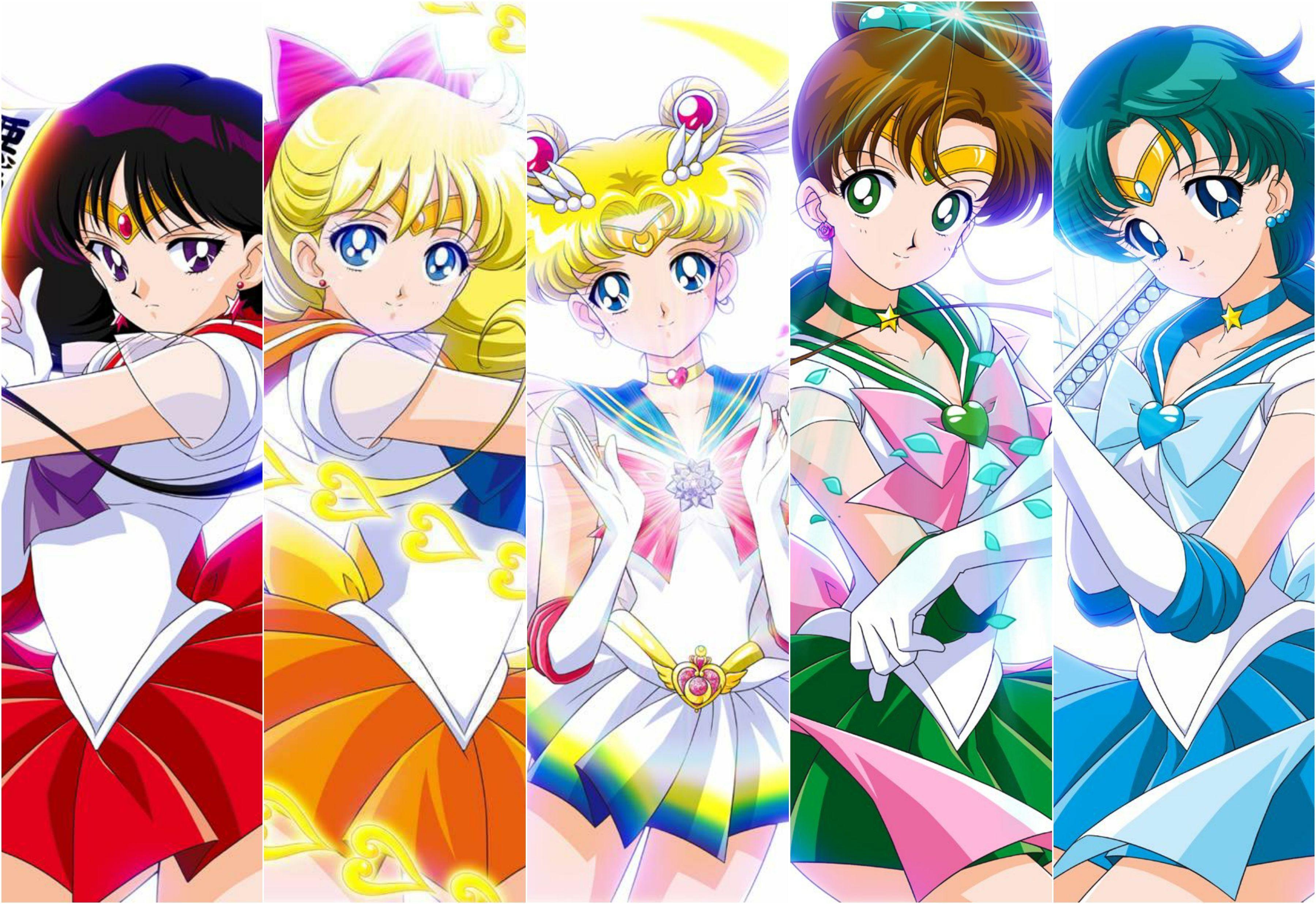 3600x2475 Super Inner Senshi by Marco ALBIERO. Sailor moon wallpaper, Sailor moon crystal, Sailor moon stars