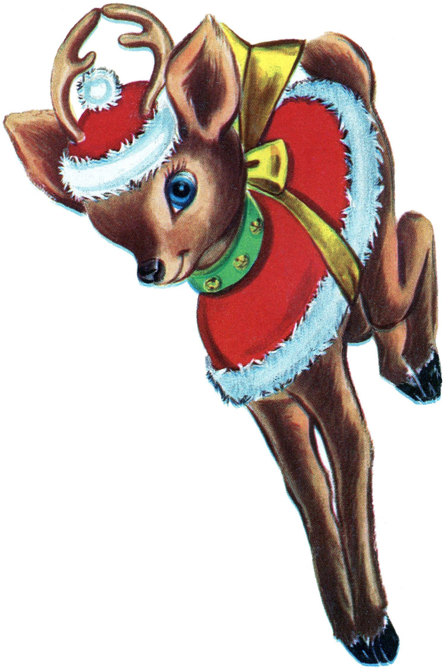 1500x2256 Retro Christmas Image! Graphics Fairy