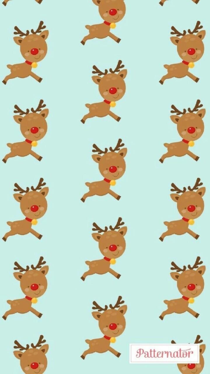 720x1280 Winter Christmas Reindeer Wallpaper
