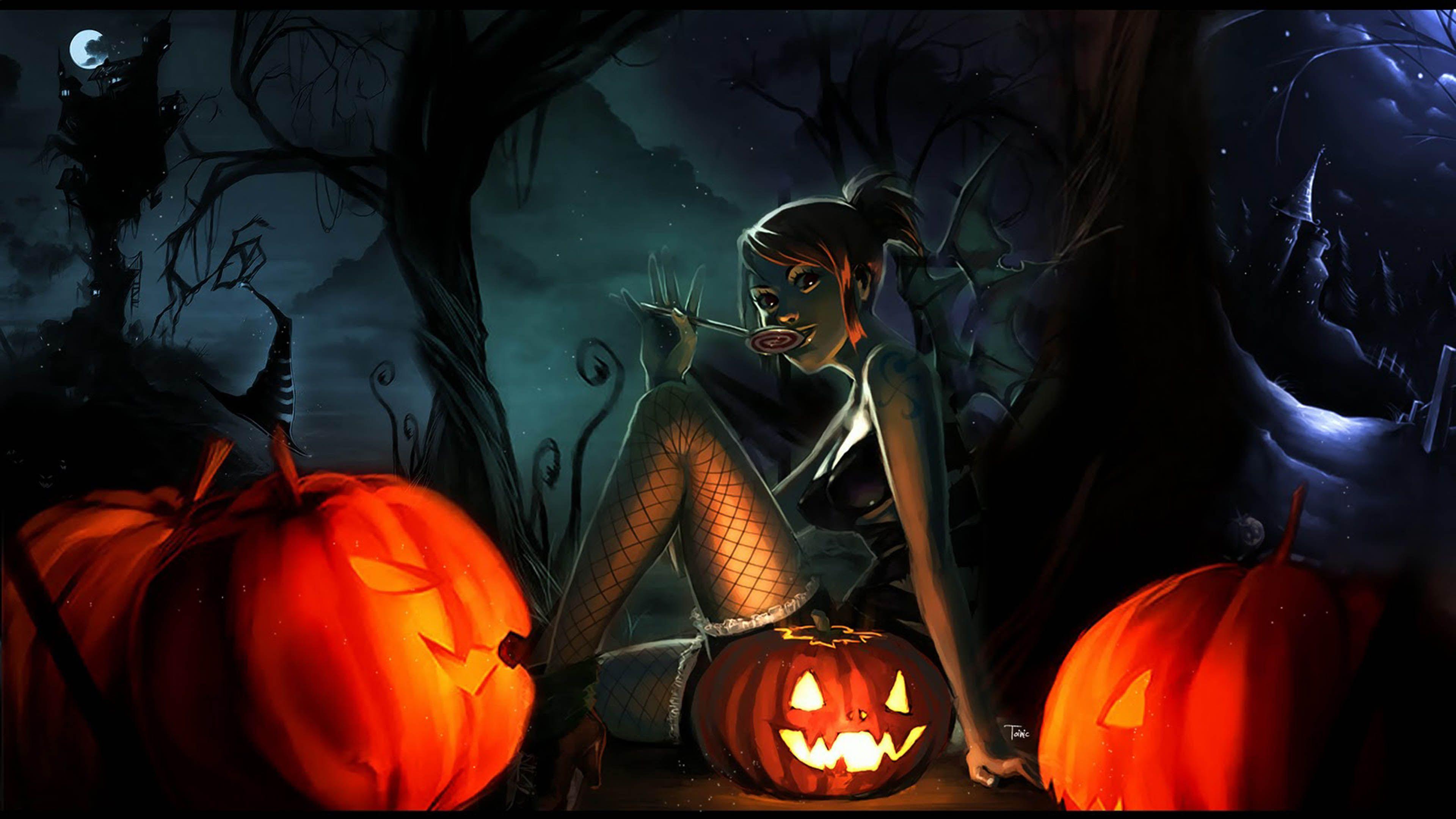 4K Halloween Wallpapers - Top Free 4K Halloween Backgrounds -  WallpaperAccess