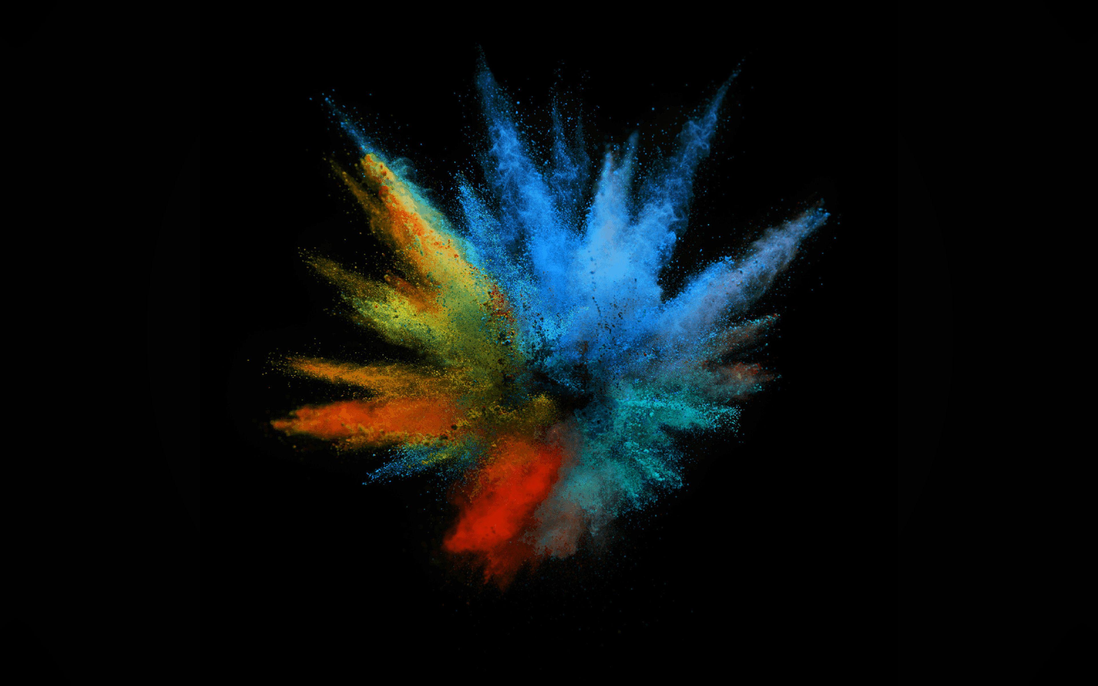 3840x2400 Apple Macbook New Dark Pop Illustration Art Color Wallpaper