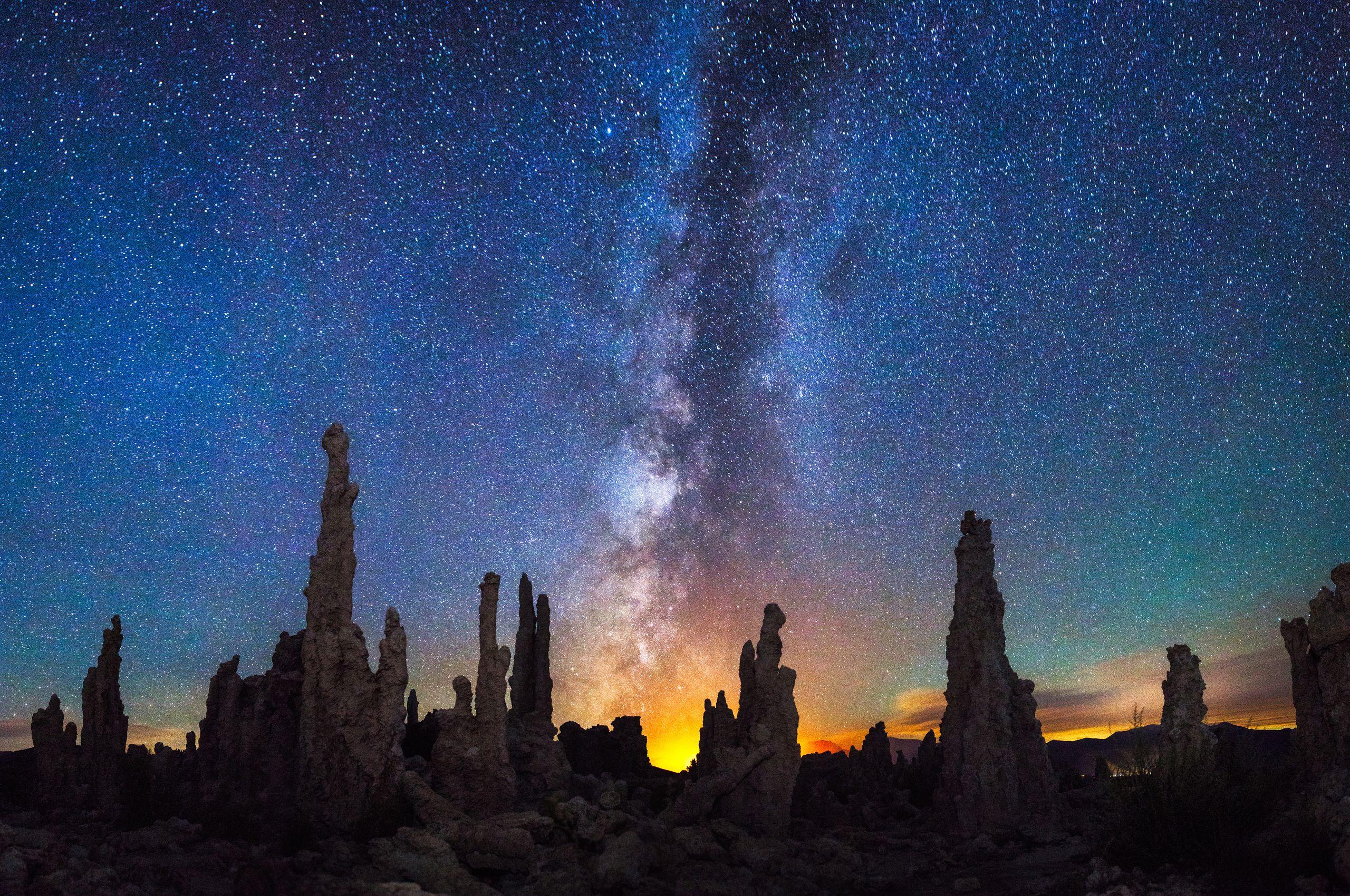 2560x1700 Mono Lake Near Mammoth Lakes California Milky Way Chromebook Pixel HD 4k Wallpaper, Image, Background, Photo and Picture
