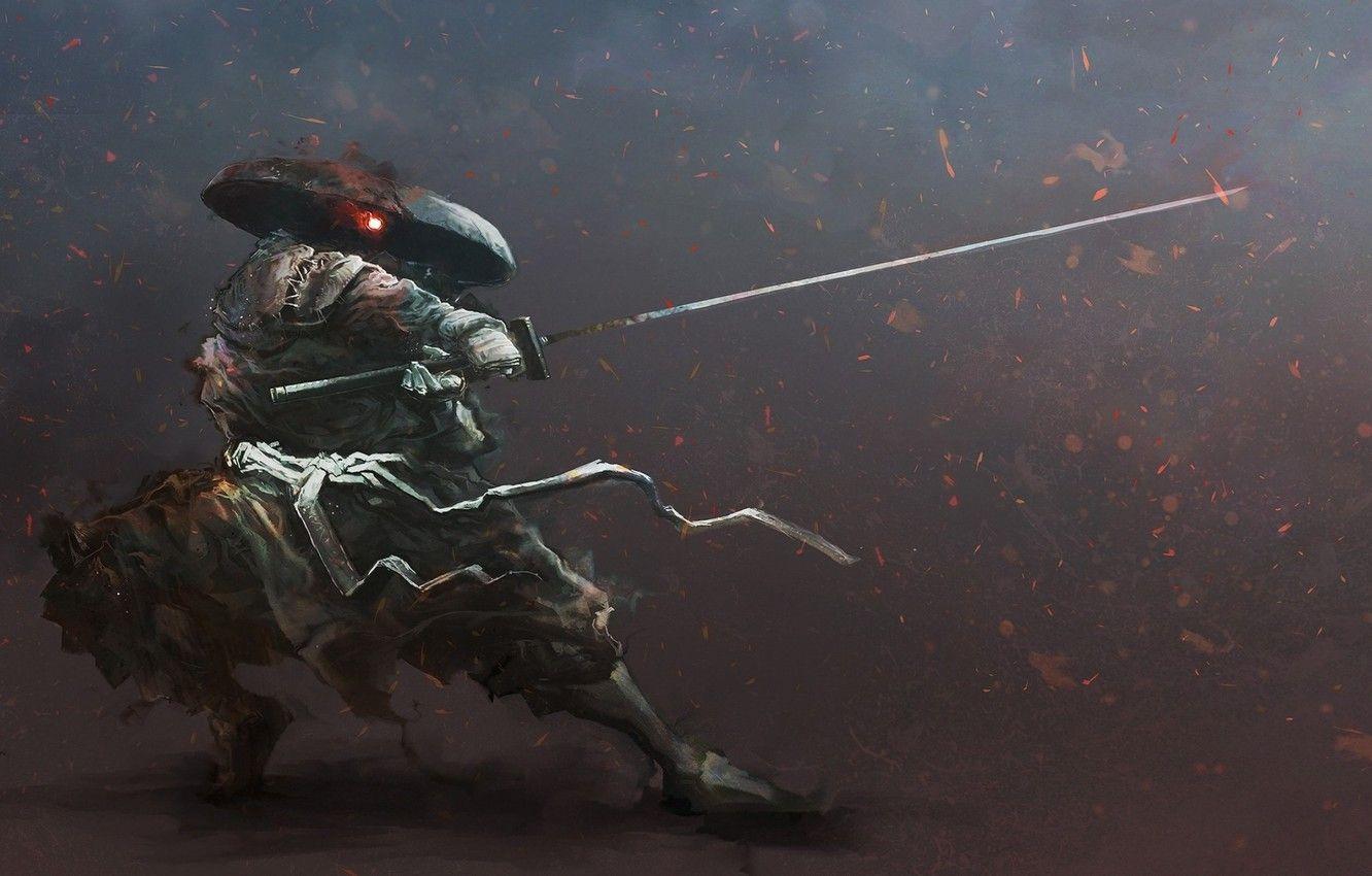 1332x850 Wallpaper Japan, hat, duty, samurai, asian, japanese, oriental, asiatic, strong, honor, bushido, Nippon, Nihon image for desktop, section фантастика
