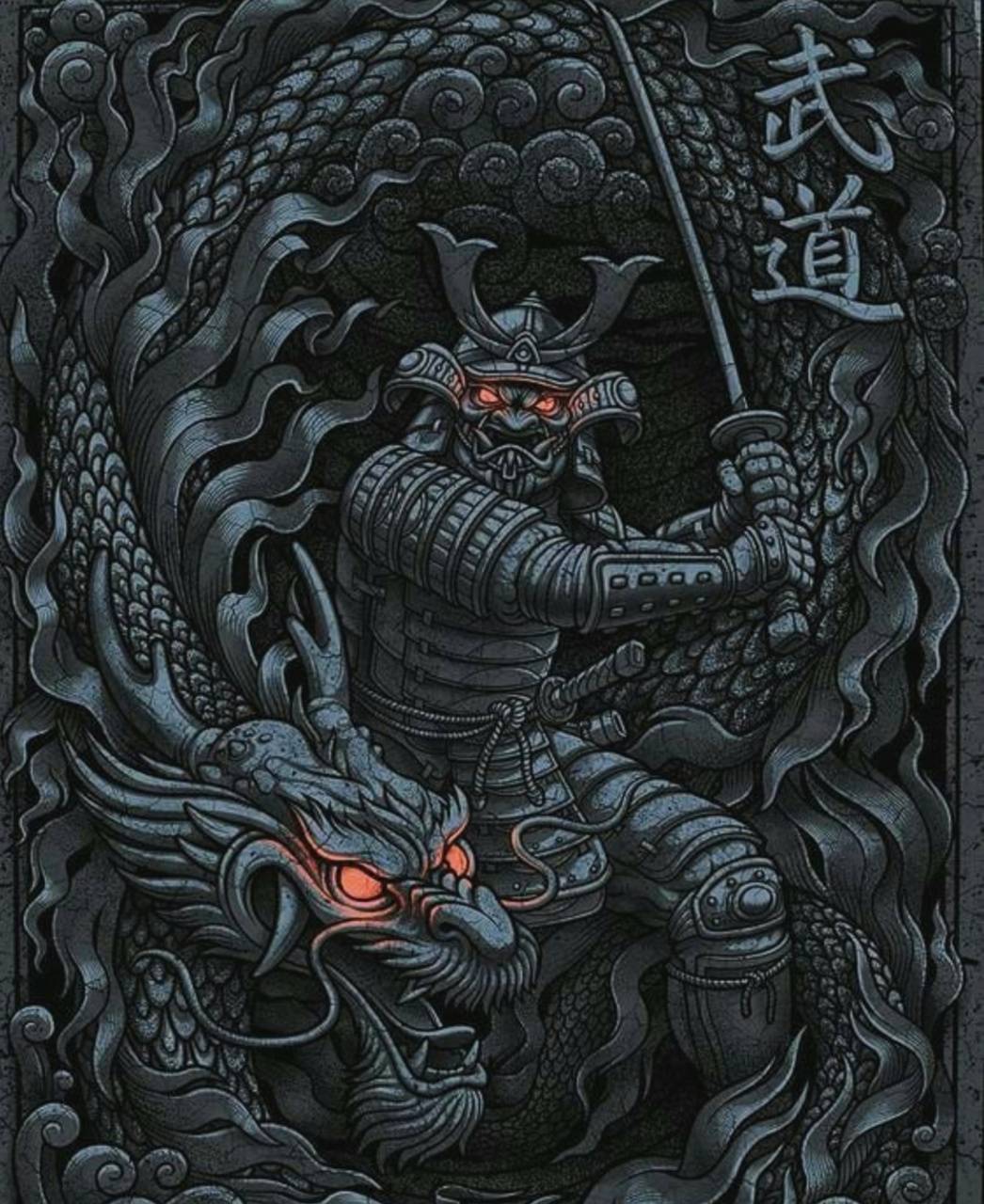 1046x1280 Japanese Samurai Wallpaper