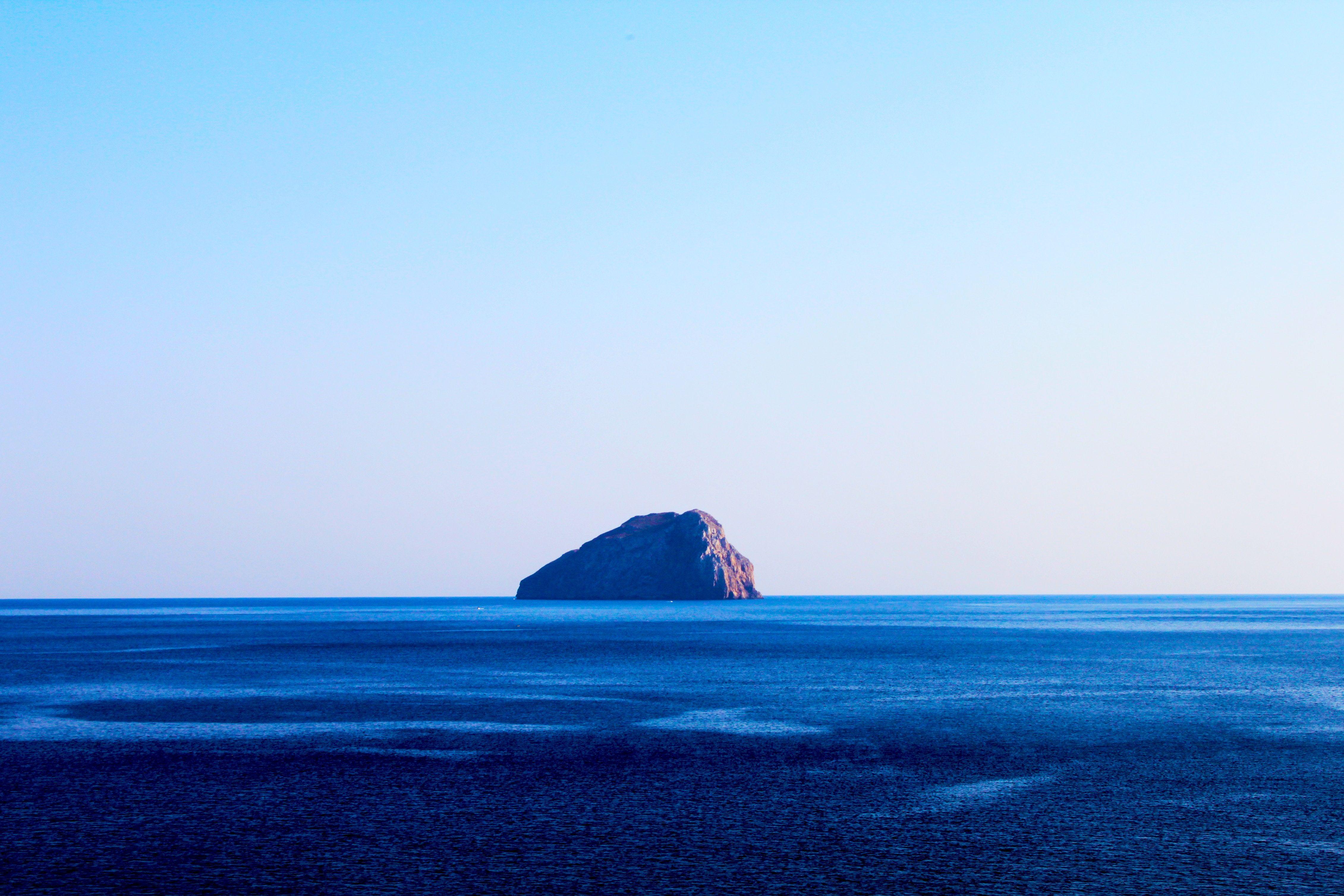 4522x3015 Water Ocean Island Rock 1366x768 Resolution HD 4k Wallpaper, Image, Background, Photo and Picture