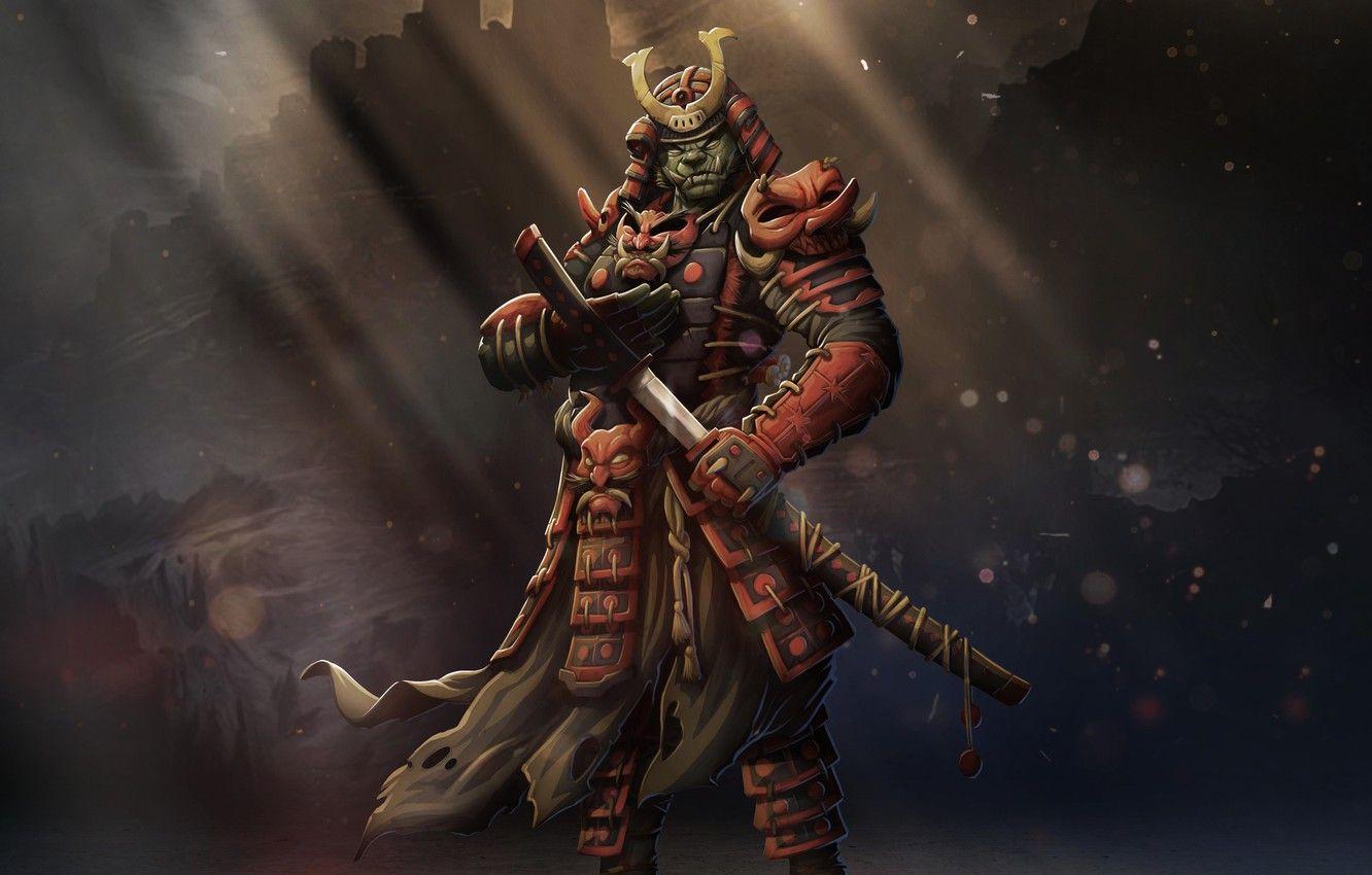 1332x850 Photo Wallpaper Japan, Armor, Style, Japan, Samurai, Warrior Fantasy Art Wallpaper & Background Download