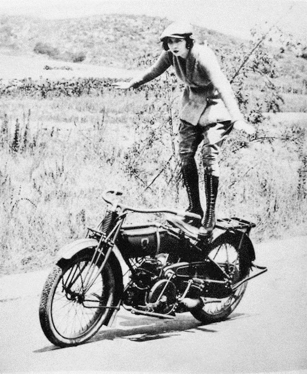 1000x1220 Photos of Early Women Motorcycle Stunters. Motorcycle women, Motorcycle girl, Vintage motorcycle