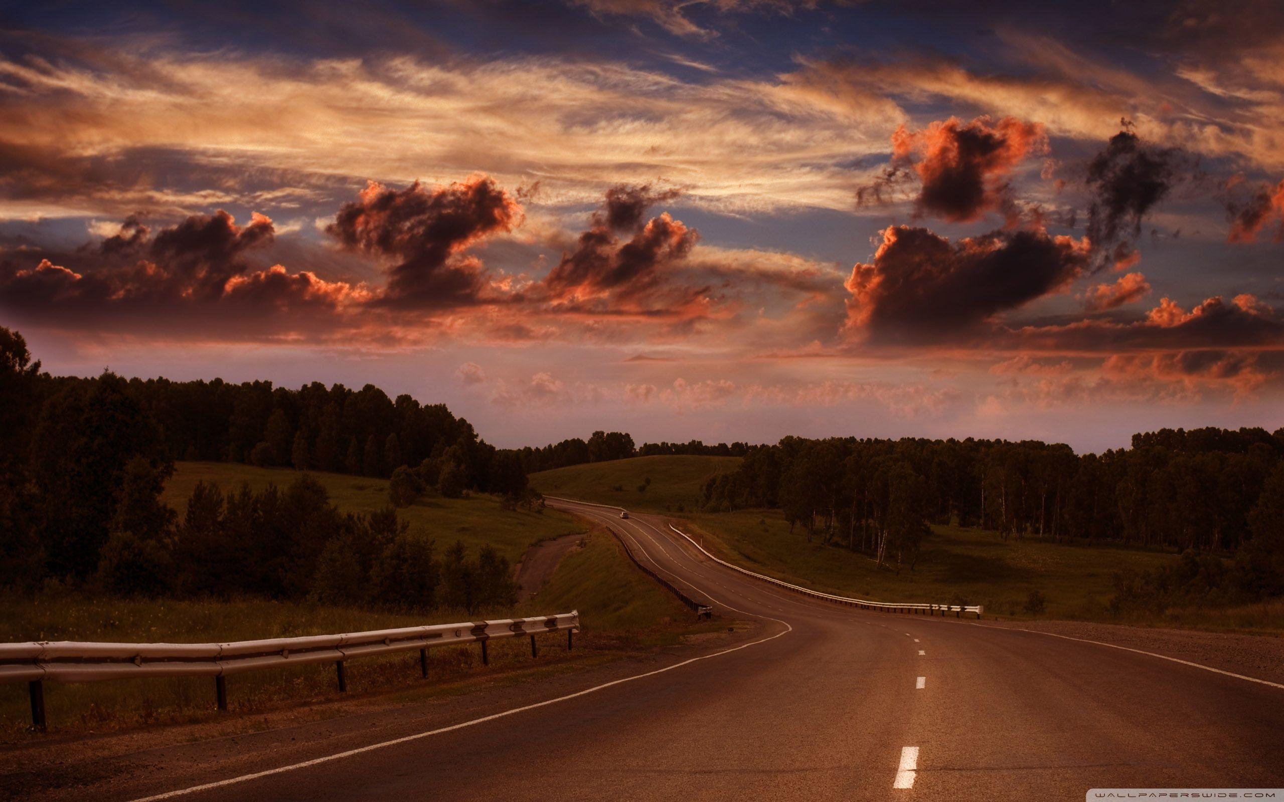 2560x1600 Highway Road ❤ 4K HD Desktop Wallpaper for 4K Ultra HD TV • Dual
