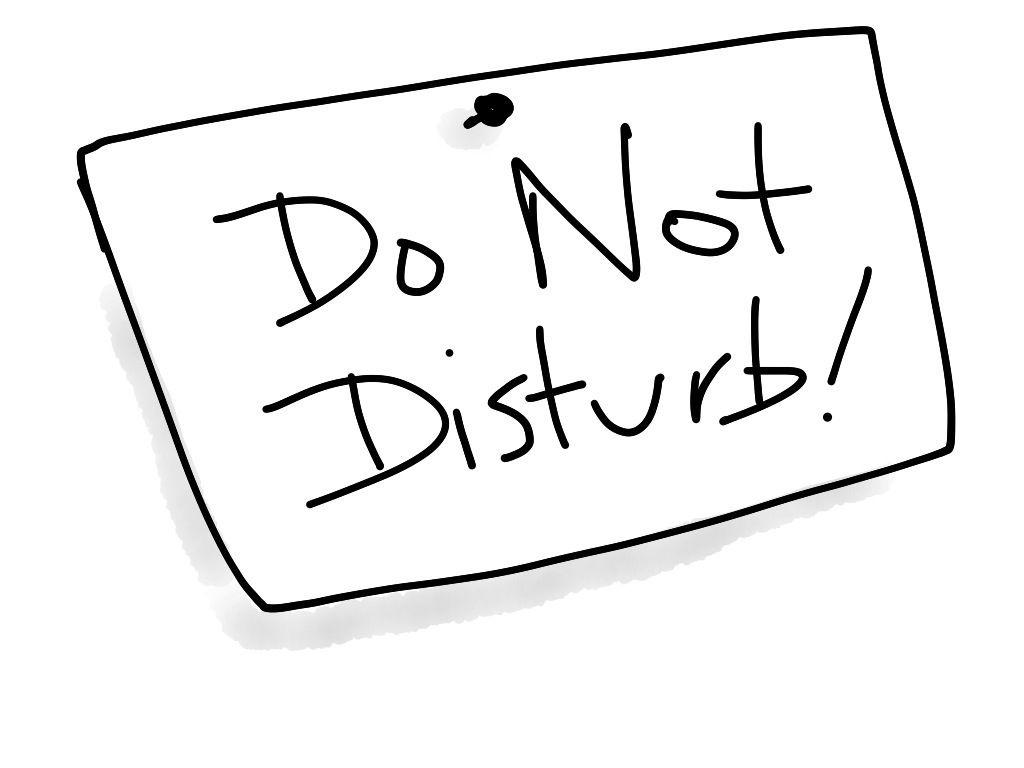 Glowing neon please do not disturb icon isolated Vector Image