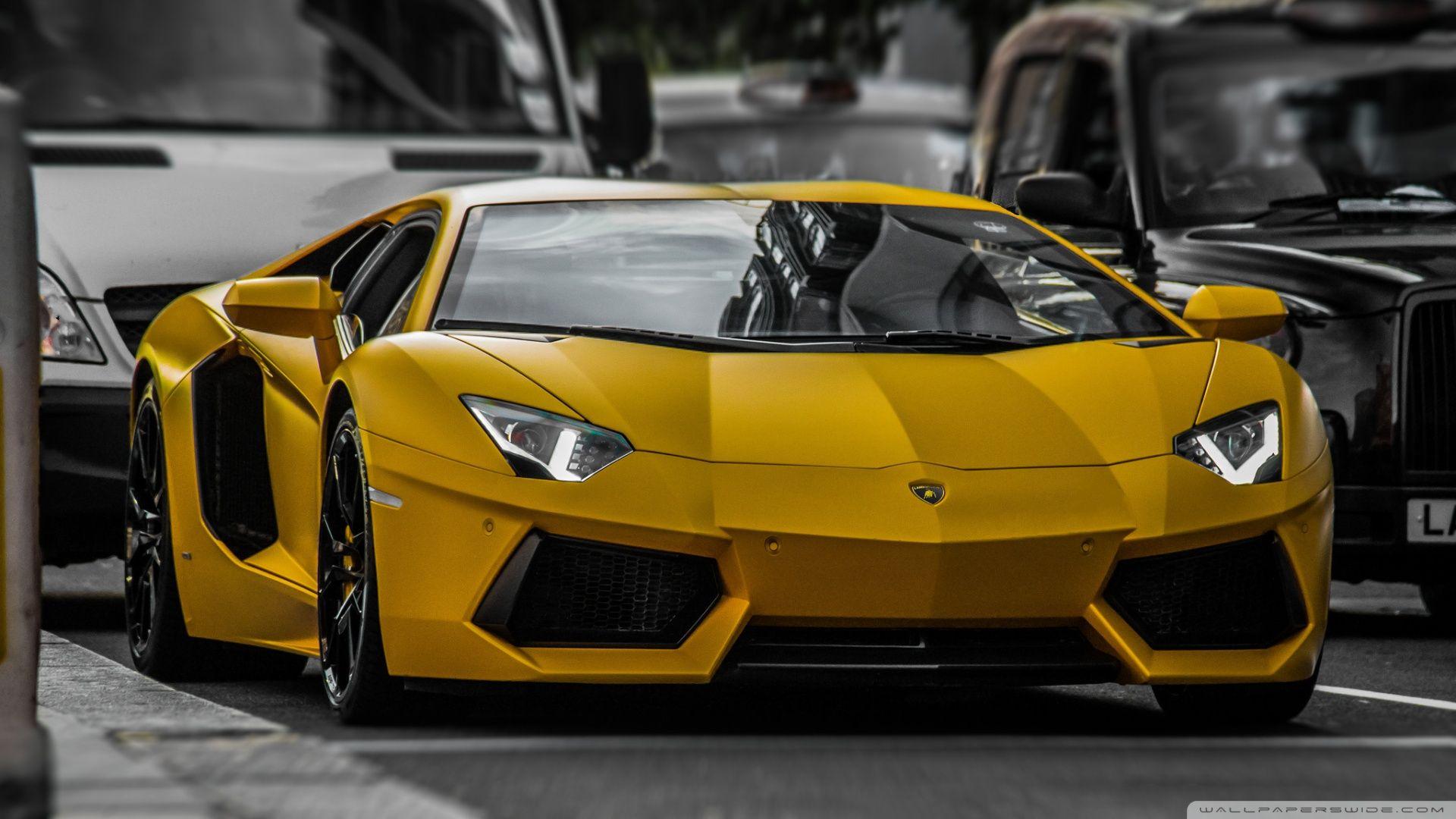 1920x1080 Yellow Lamborghini HDR Ultra HD Desktop Background Wallpaper for 4K UHD TV : Widescreen & UltraWide Desktop & Laptop : Tablet